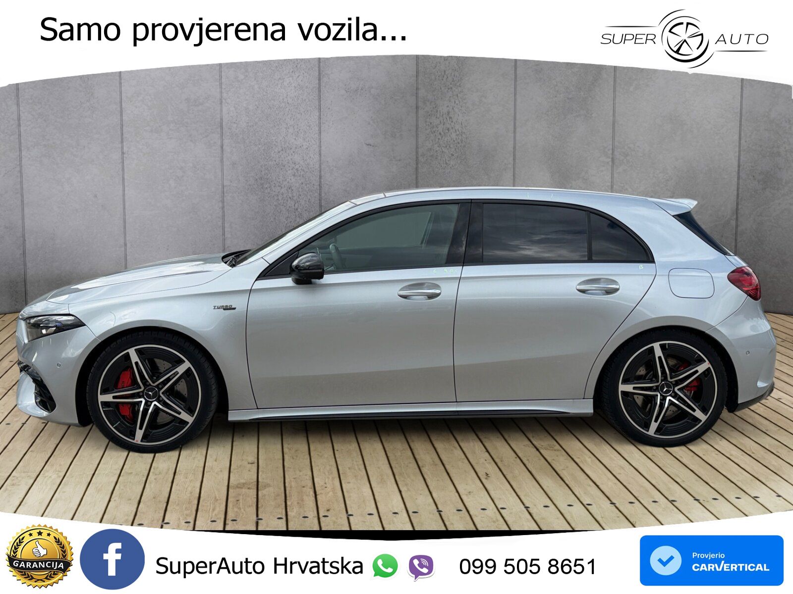 Mercedes-Benz AMG A 45 S 4MATIC+ AMG SPEEDSHIFT DCT 8G ACC+GR SJED+360+PANO