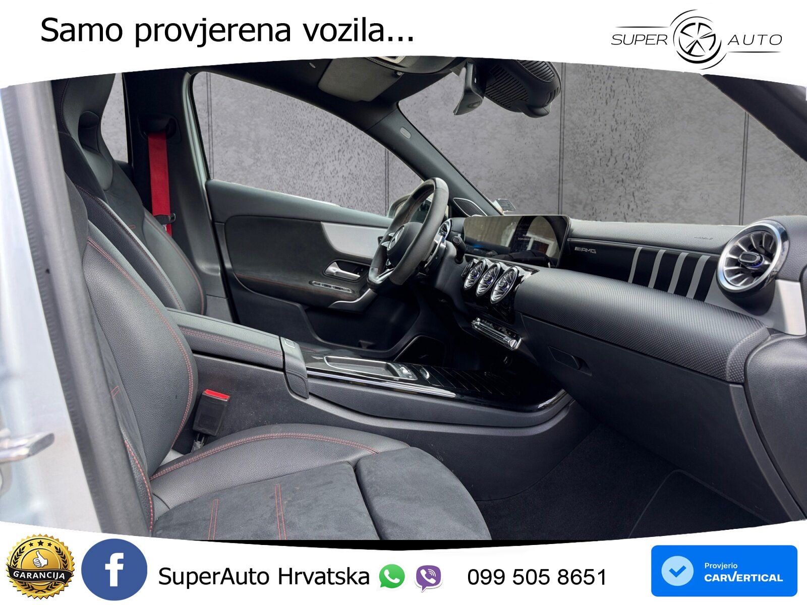 Mercedes-Benz AMG A 45 S 4MATIC+ AMG SPEEDSHIFT DCT 8G ACC+GR SJED+360+PANO