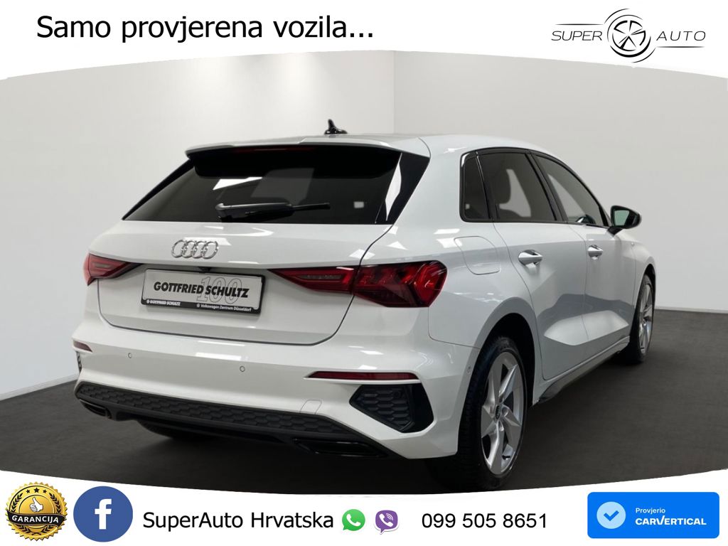 Audi A3 40 TFSIe (204 KS) S tronic S line LED+GR SJED+ACC