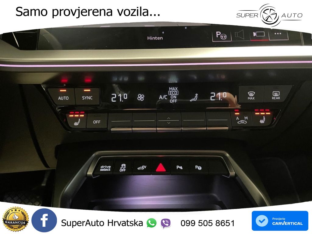 Audi A3 40 TFSIe (204 KS) S tronic S line LED+GR SJED+ACC