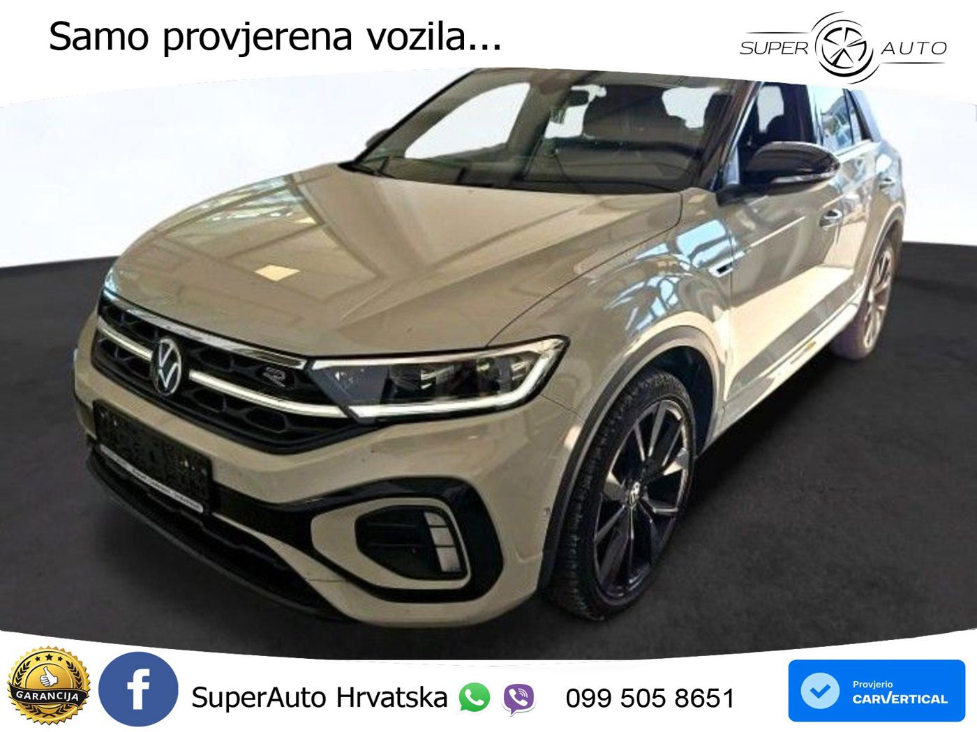 Volkswagen T-Roc 1.5 TSI (150 KS) R-Line LED+GR SJED+ACC