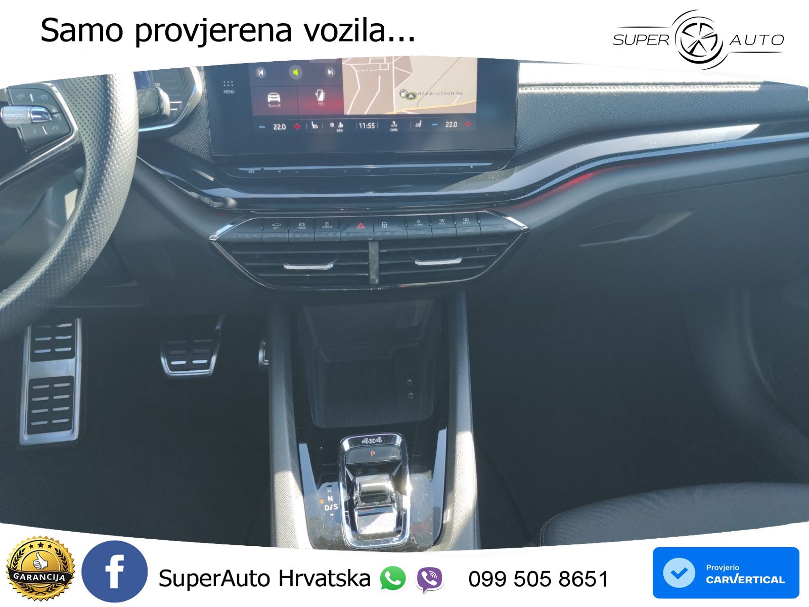 Škoda Octavia Combi 2.0 TDI (150 KS) 4x4 DSG SportLine LED+GR SJED+ACC