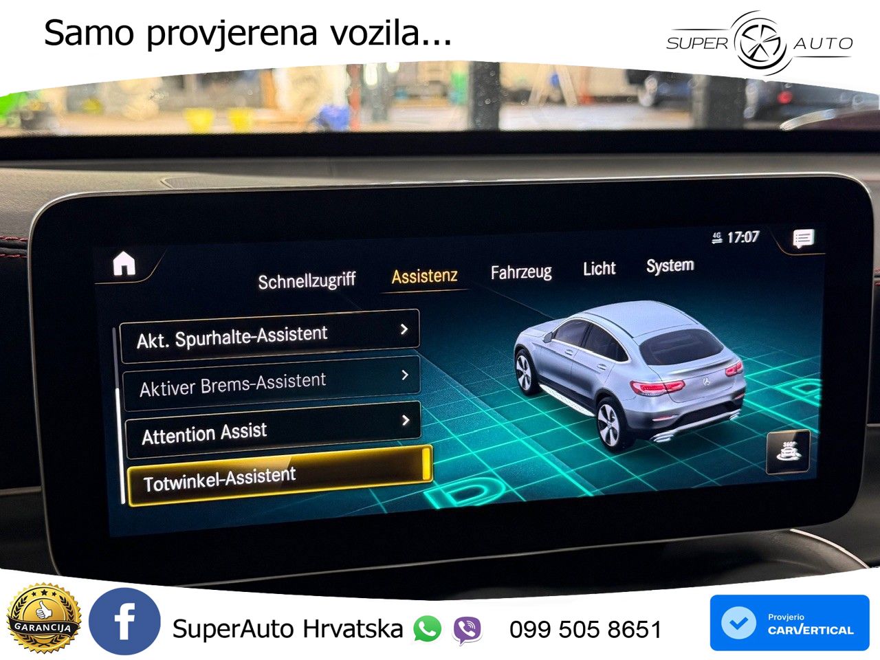 Mercedes GLC Coupe 400d (330 KS) 4MATIC 9G-TRONIC AMG ZRAČNI+ACC+4xGR SJED+KAM