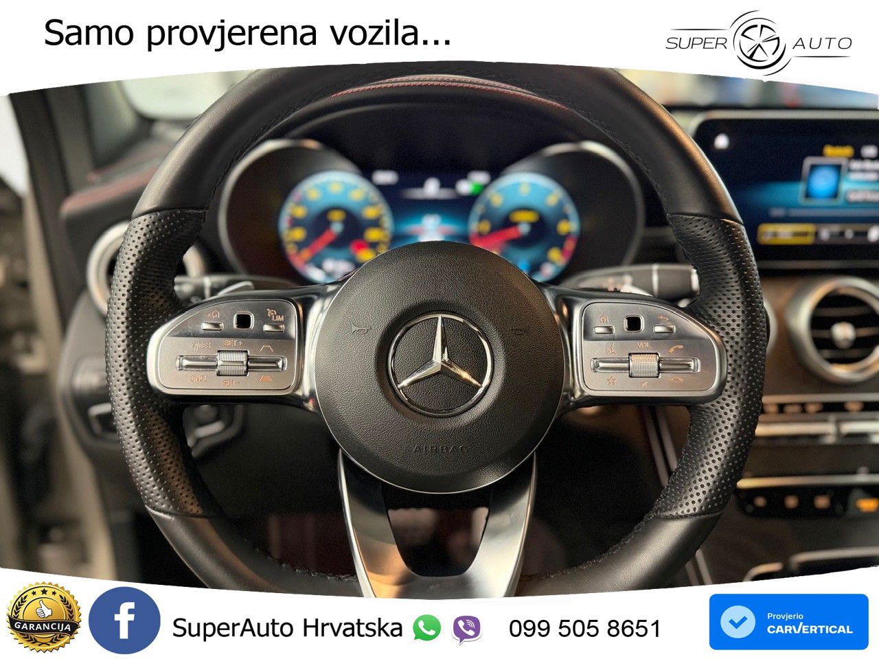 Mercedes GLC Coupe 400d (330 KS) 4MATIC 9G-TRONIC AMG ZRAČNI+ACC+4xGR SJED+KAM
