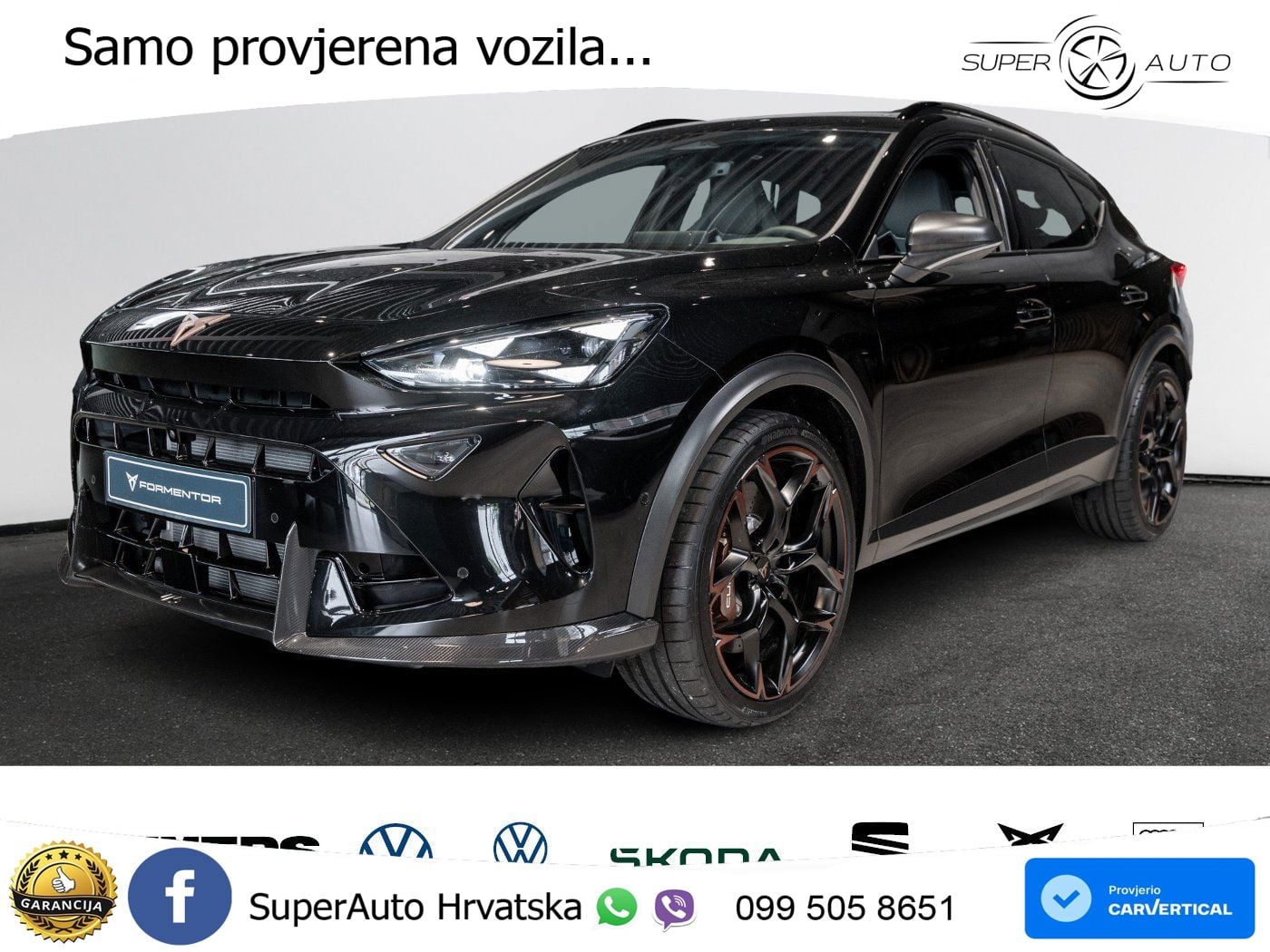Cupra Formentor VZ5 2.5 TSI (390 KS) 4Drive DSG MATRIX+GR SJED+KAM