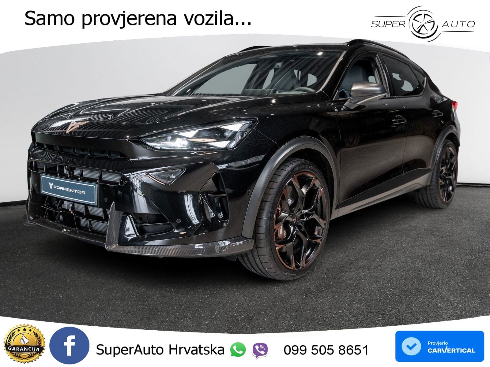 Cupra Formentor VZ5 2.5 TSI (390 KS) 4Drive DSG MATRIX+GR SJED+KAM