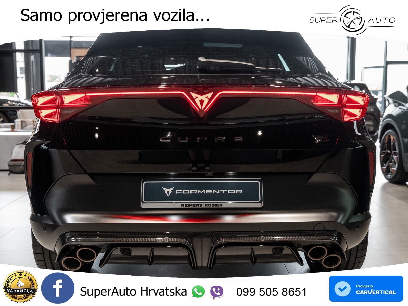 Cupra Formentor VZ5 2.5 TSI (390 KS) 4Drive DSG MATRIX+GR SJED+KAM