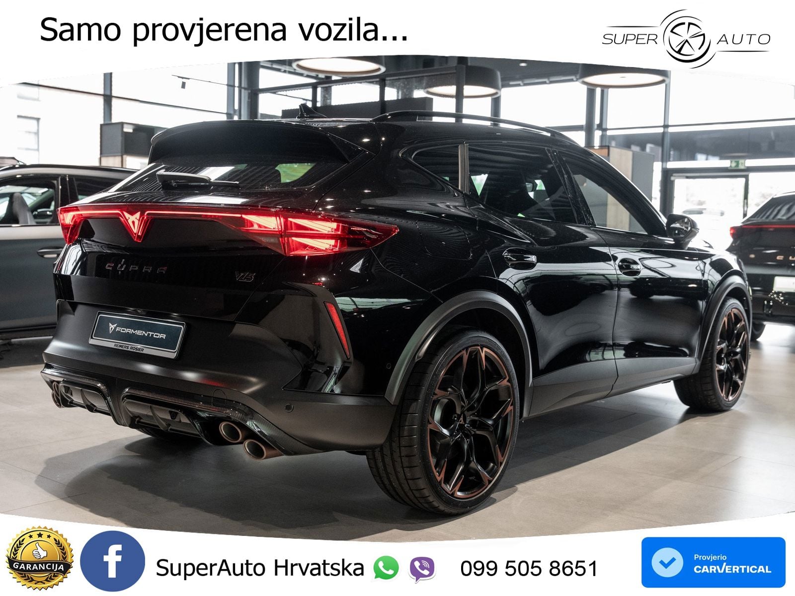 Cupra Formentor VZ5 2.5 TSI (390 KS) 4Drive DSG MATRIX+GR SJED+KAM