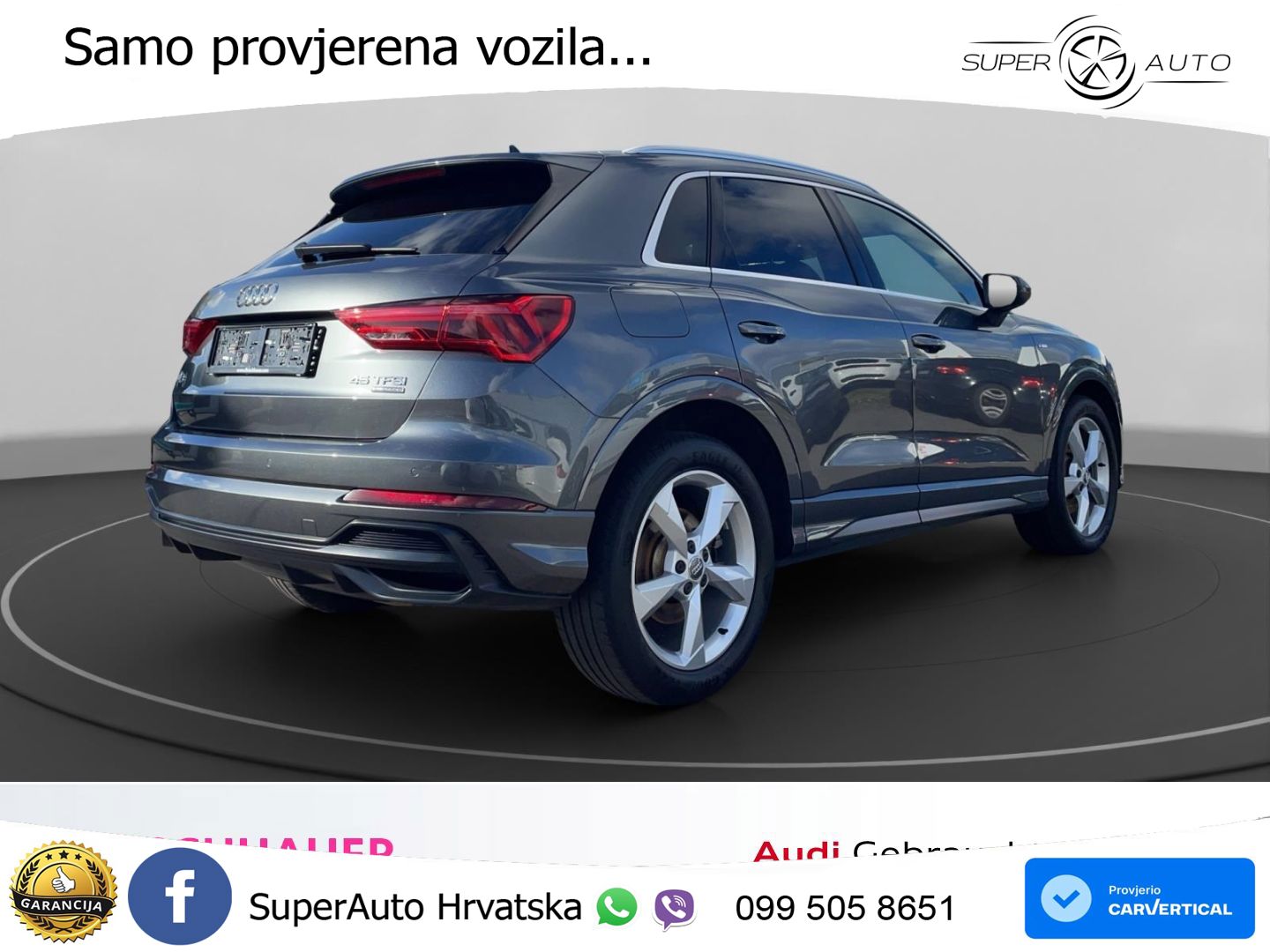 Audi Q3 45 TFSI (230 KS) quattro S tronic S line LED+GR SJED+ACC