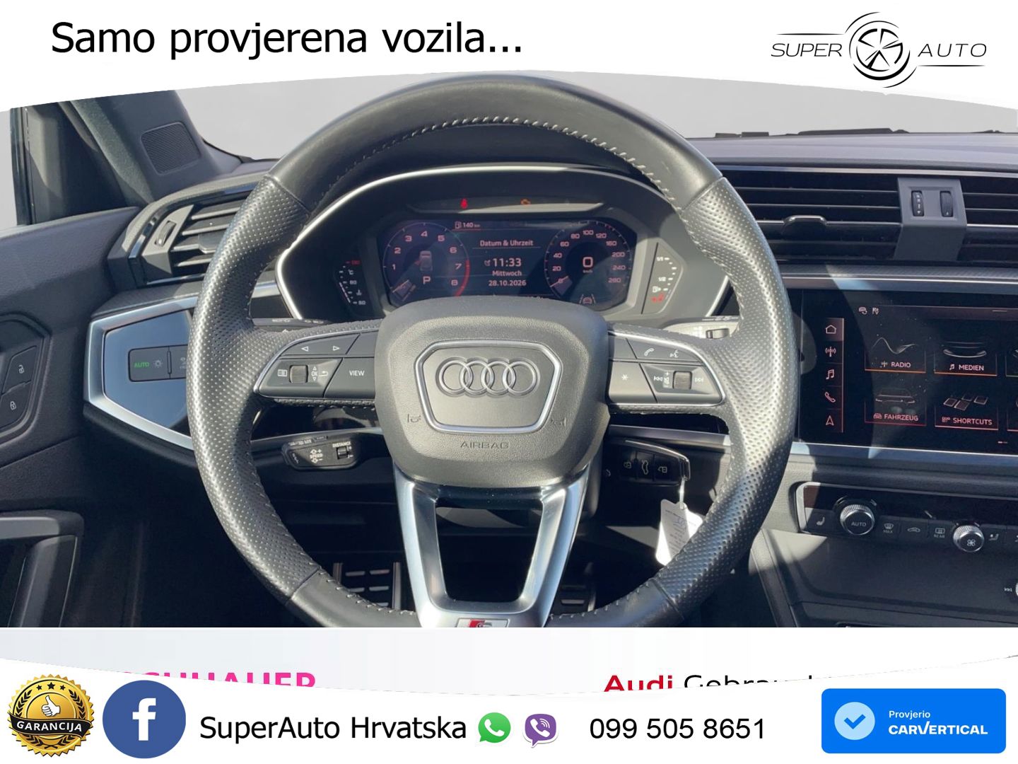 Audi Q3 45 TFSI (230 KS) quattro S tronic S line LED+GR SJED+ACC