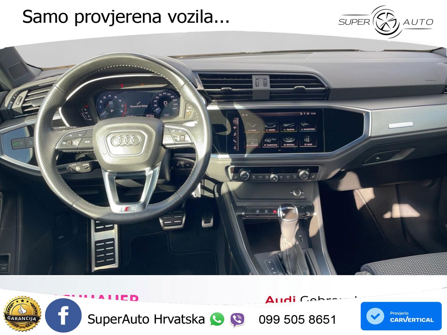 Audi Q3 45 TFSI (230 KS) quattro S tronic S line LED+GR SJED+ACC