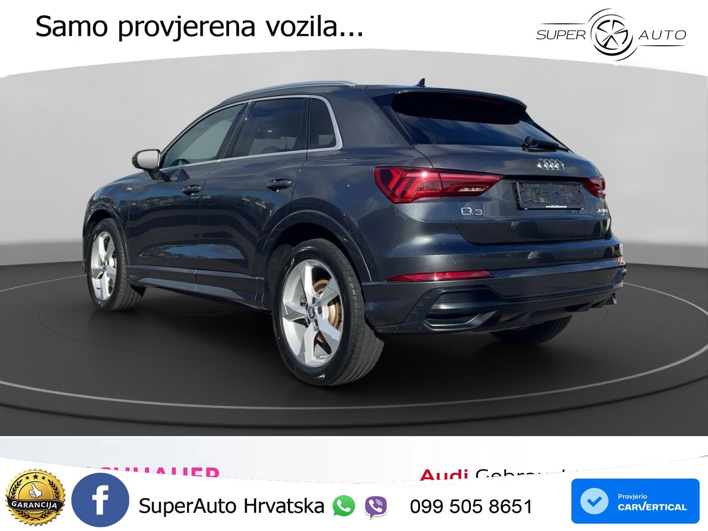 Audi Q3 45 TFSI (230 KS) quattro S tronic S line LED+GR SJED+ACC