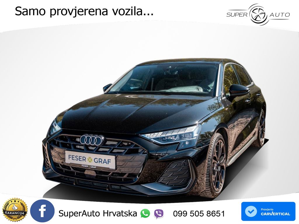 Audi A3 35 TFSI (150 KS) S tronic S line LED+GR SJED+ACC