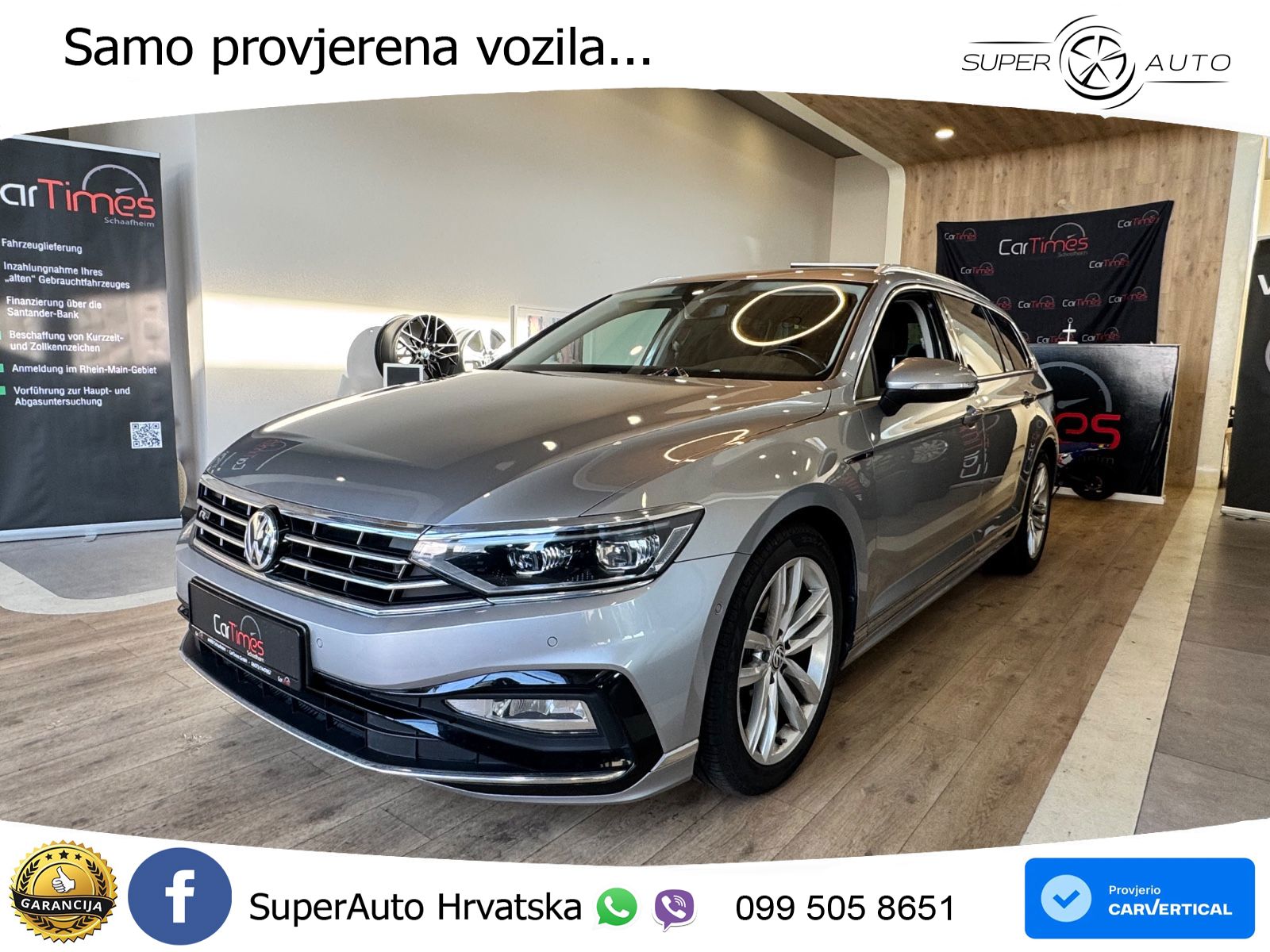 Volkswagen Passat Variant 2.0 TDI (190 KS) DSG R-Line LED+GR SJED+ACC