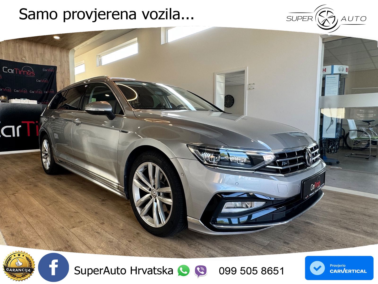 Volkswagen Passat Variant 2.0 TDI (190 KS) DSG R-Line LED+GR SJED+ACC
