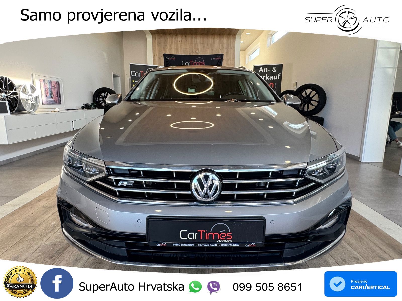 Volkswagen Passat Variant 2.0 TDI (190 KS) DSG R-Line LED+GR SJED+ACC