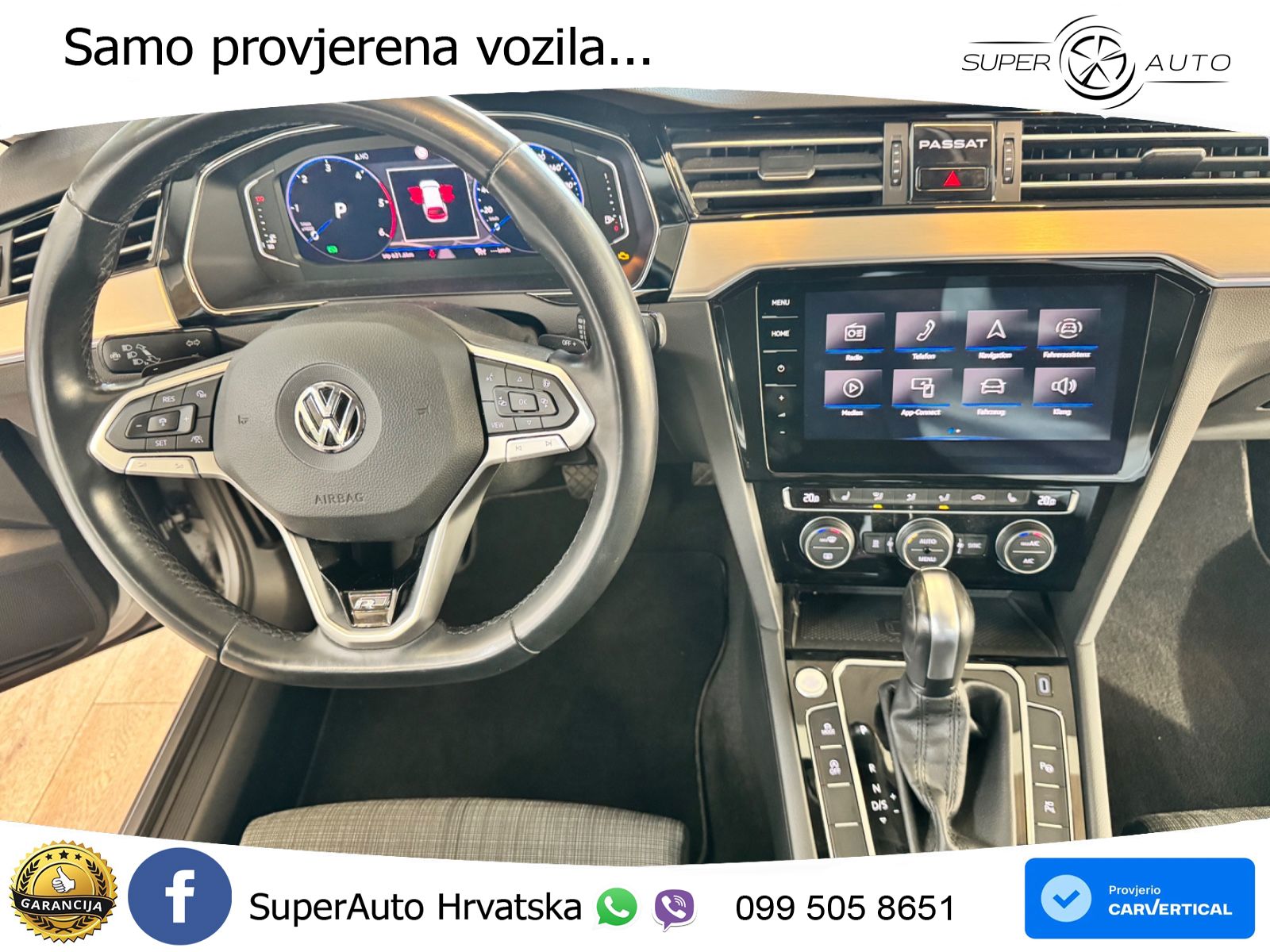 Volkswagen Passat Variant 2.0 TDI (190 KS) DSG R-Line LED+GR SJED+ACC