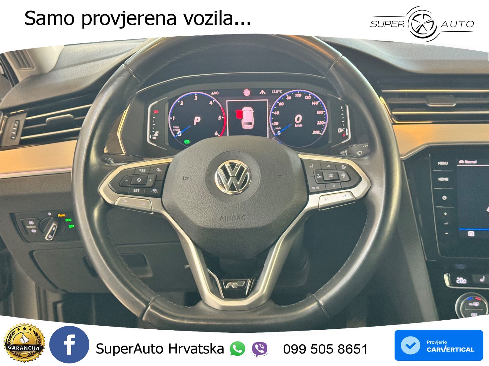 Volkswagen Passat Variant 2.0 TDI (190 KS) DSG R-Line LED+GR SJED+ACC