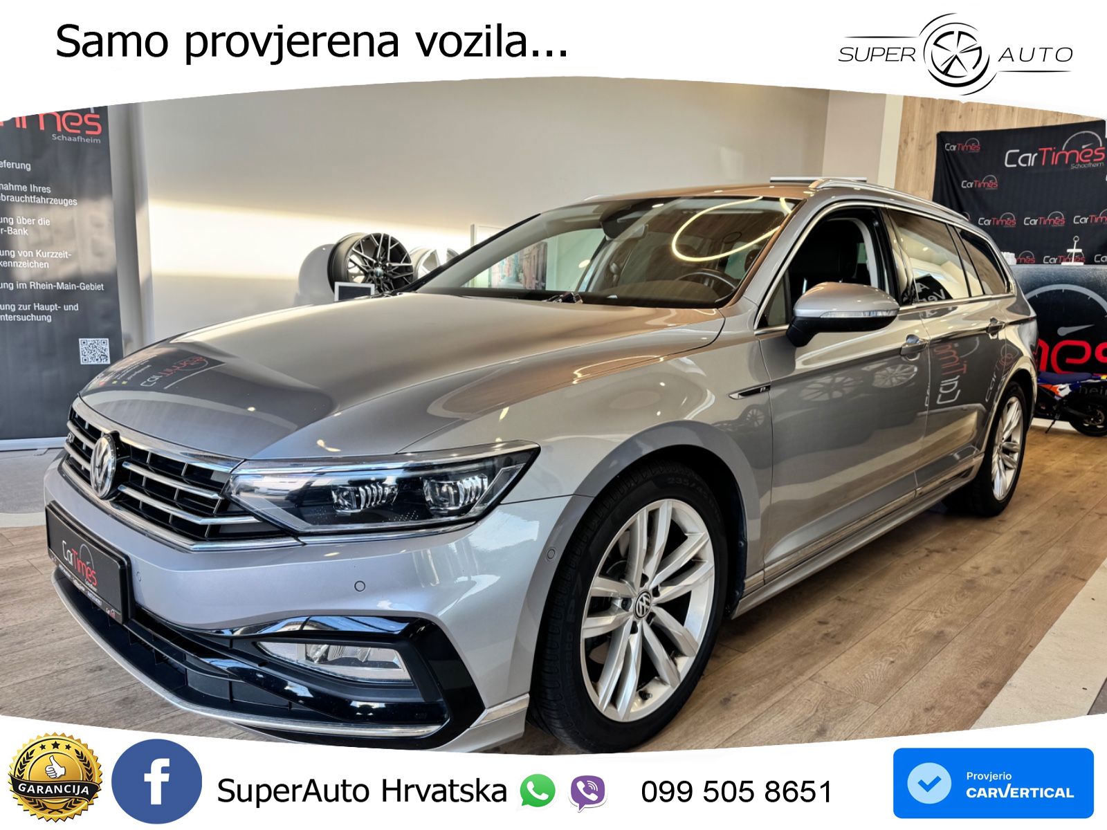 Volkswagen Passat Variant 2.0 TDI (190 KS) DSG R-Line LED+GR SJED+ACC