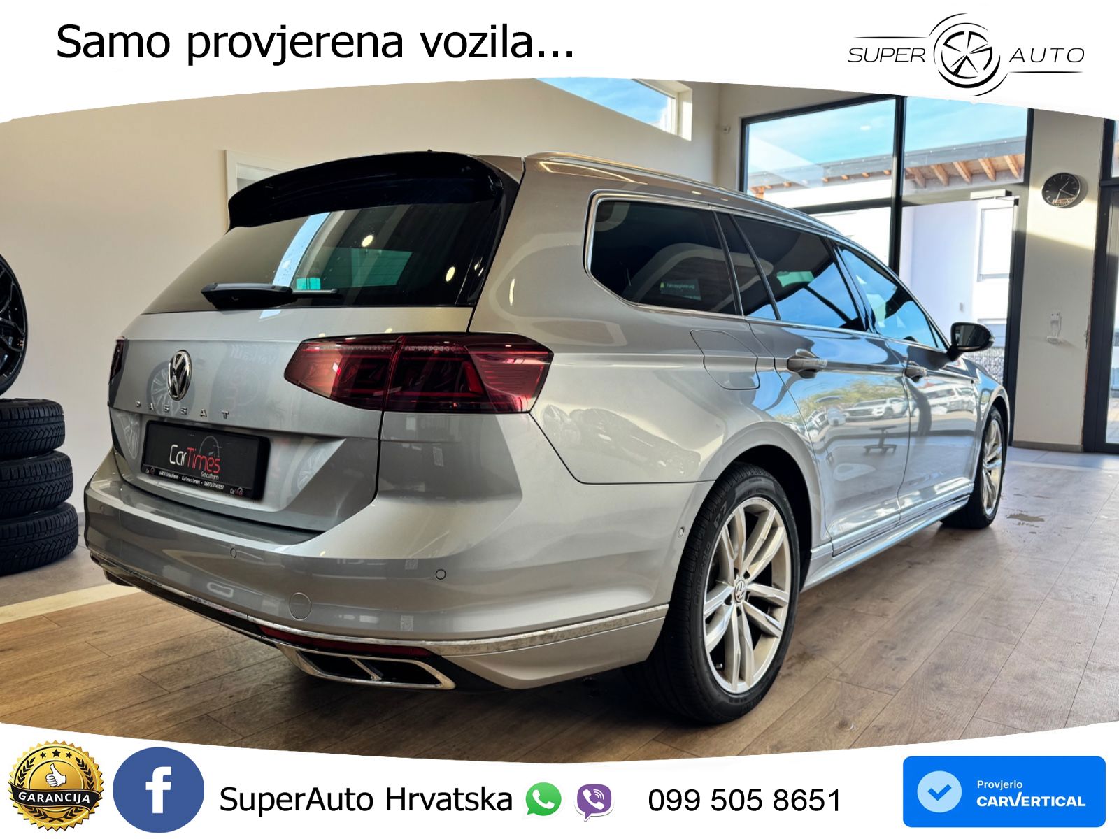 Volkswagen Passat Variant 2.0 TDI (190 KS) DSG R-Line LED+GR SJED+ACC