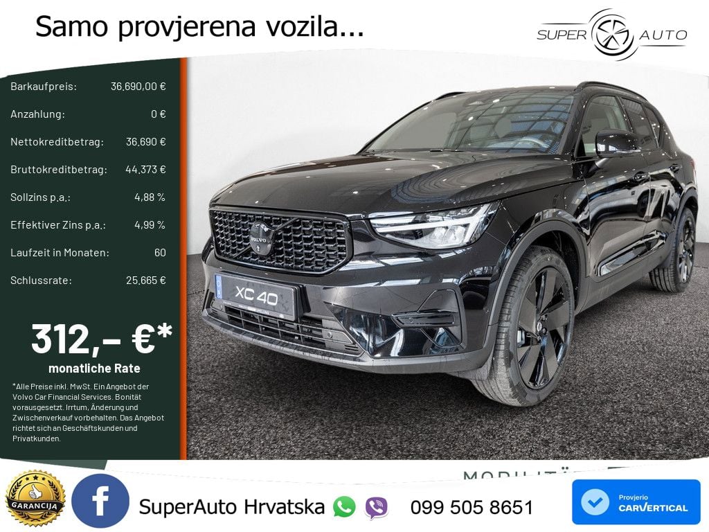 Volvo XC40 2.0 B3 163 KS Automatic LED+GR SJED+ACC