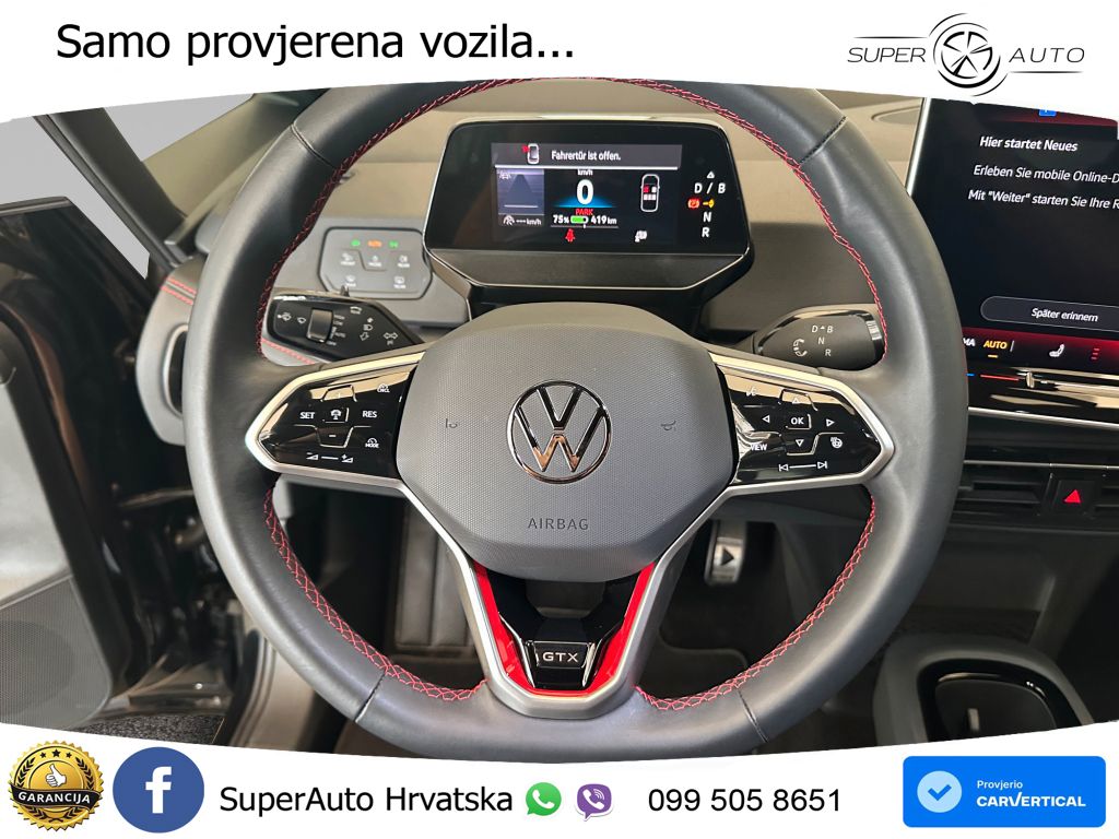 Volkswagen ID.3 GTX 84 kWh (286 KS) LED+GR SJED+ACC