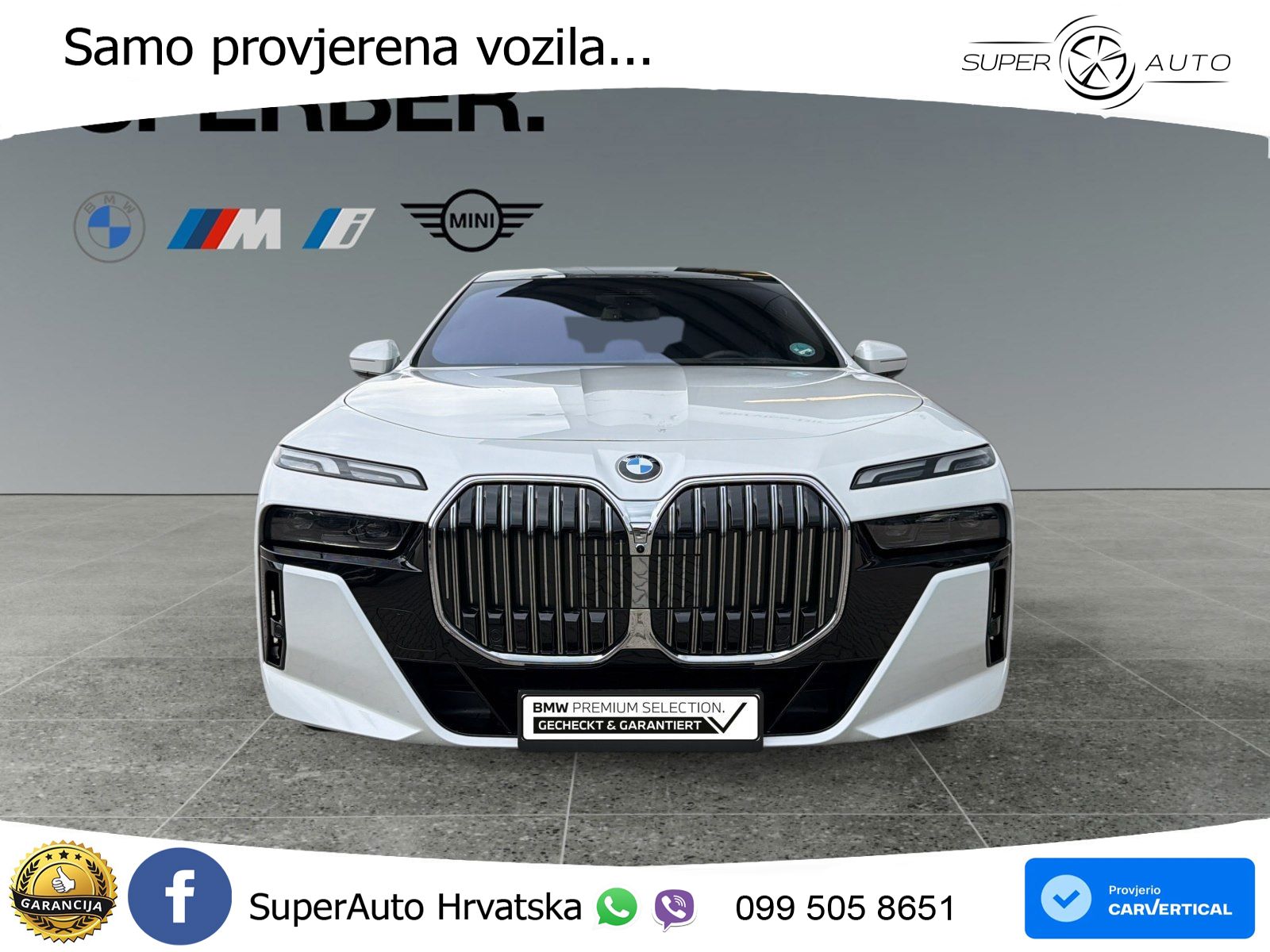 BMW 740d (299 KS) xDrive Steptronic ZRAČNI+ACC+GR SJED+KAM+PANO