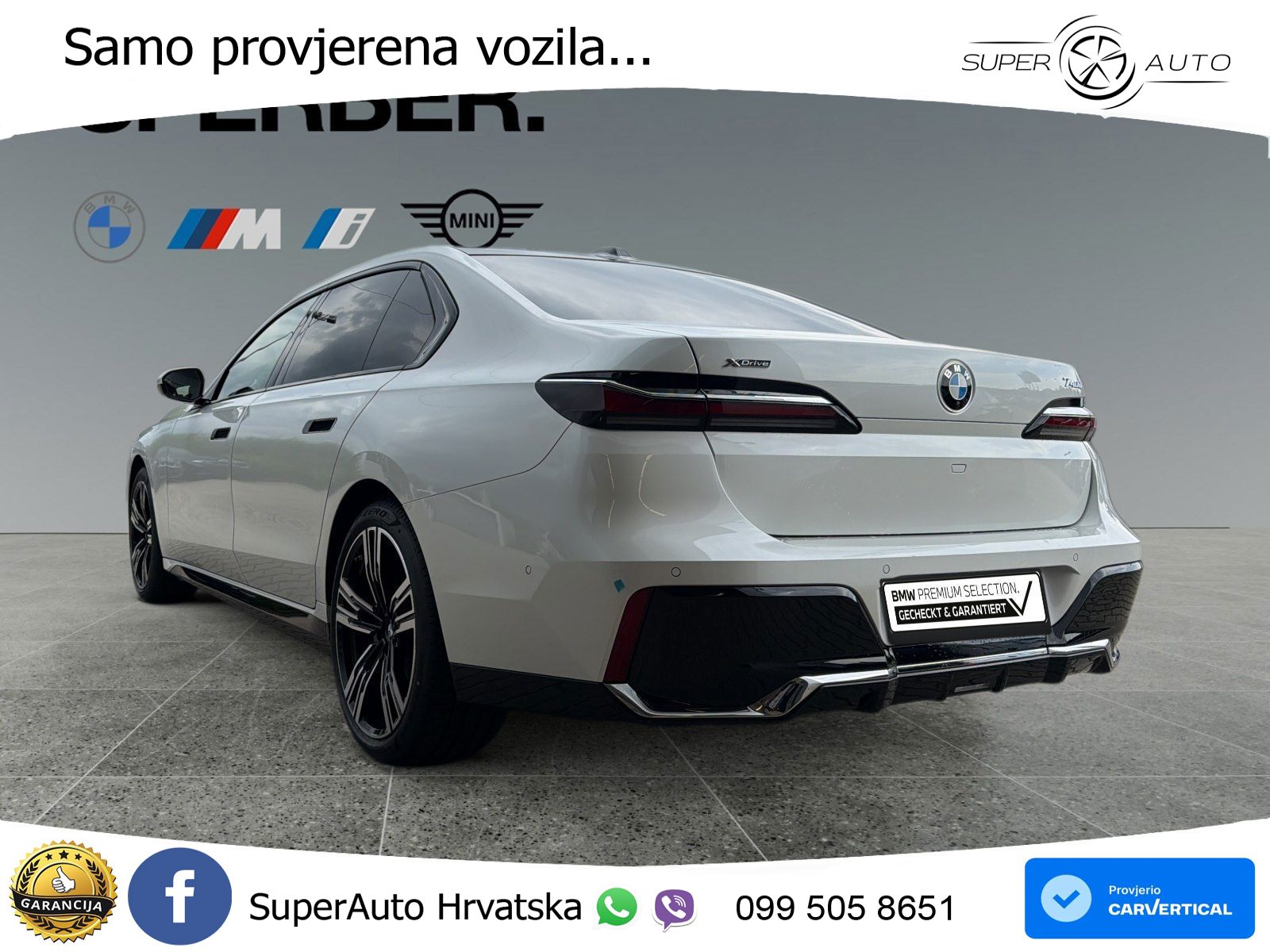 BMW 740d (299 KS) xDrive Steptronic ZRAČNI+ACC+GR SJED+KAM+PANO