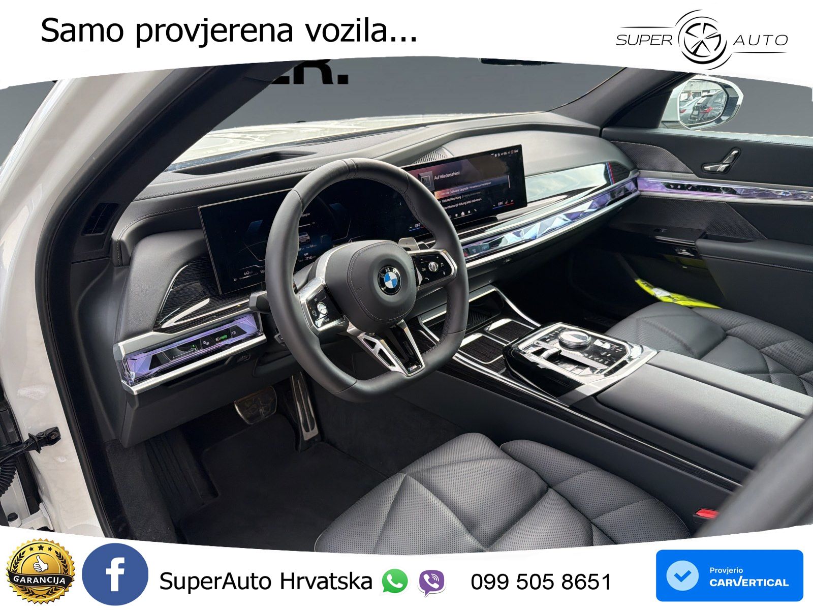 BMW 740d (299 KS) xDrive Steptronic ZRAČNI+ACC+GR SJED+KAM+PANO