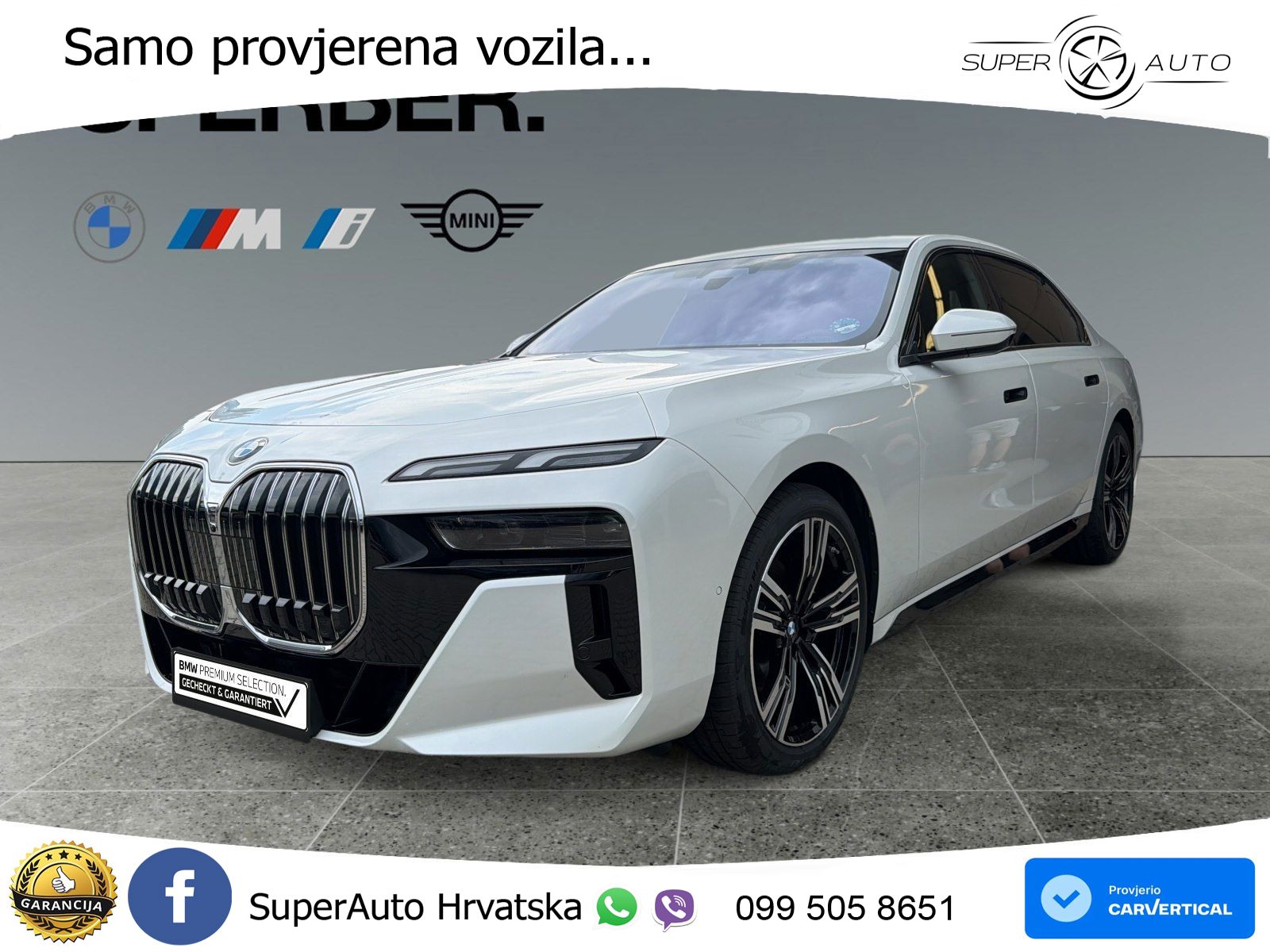 BMW 740d (299 KS) xDrive Steptronic ZRAČNI+ACC+GR SJED+KAM+PANO