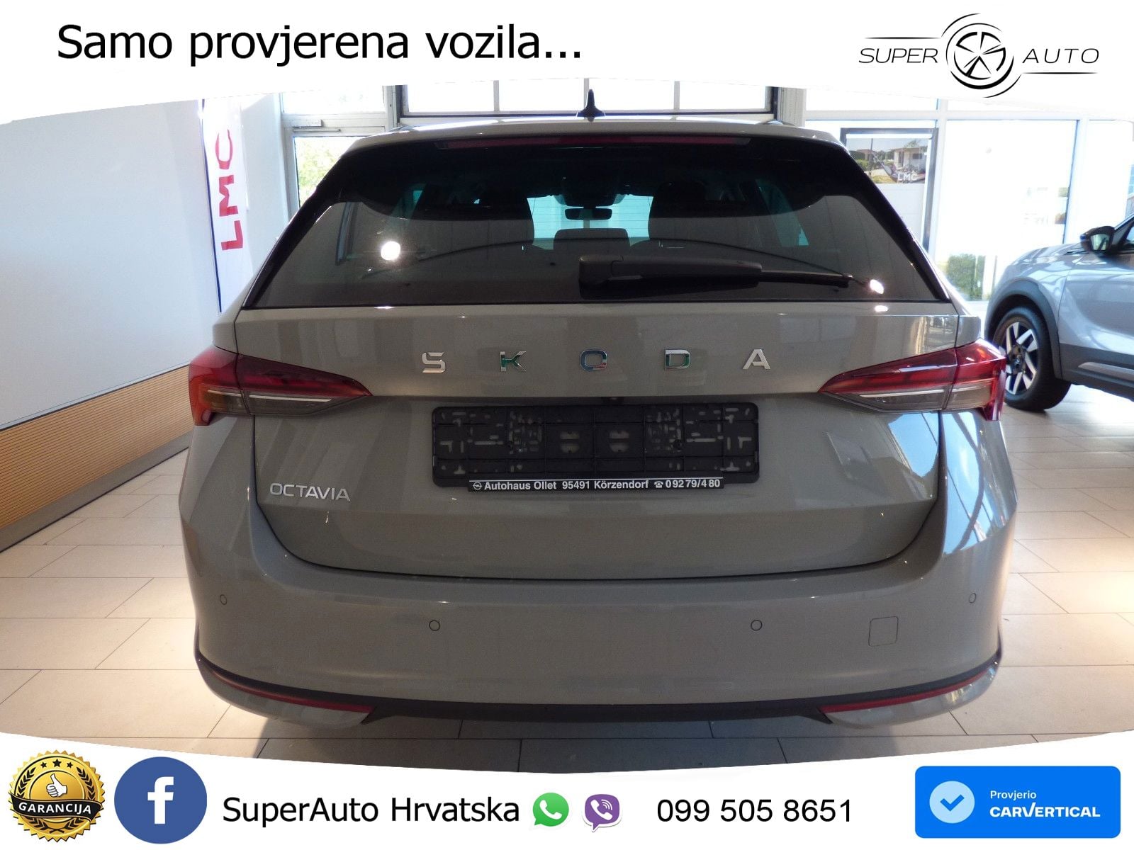 Škoda Octavia Combi 2.0 TDI (150 KS) DSG LED+GR SJED+ACC