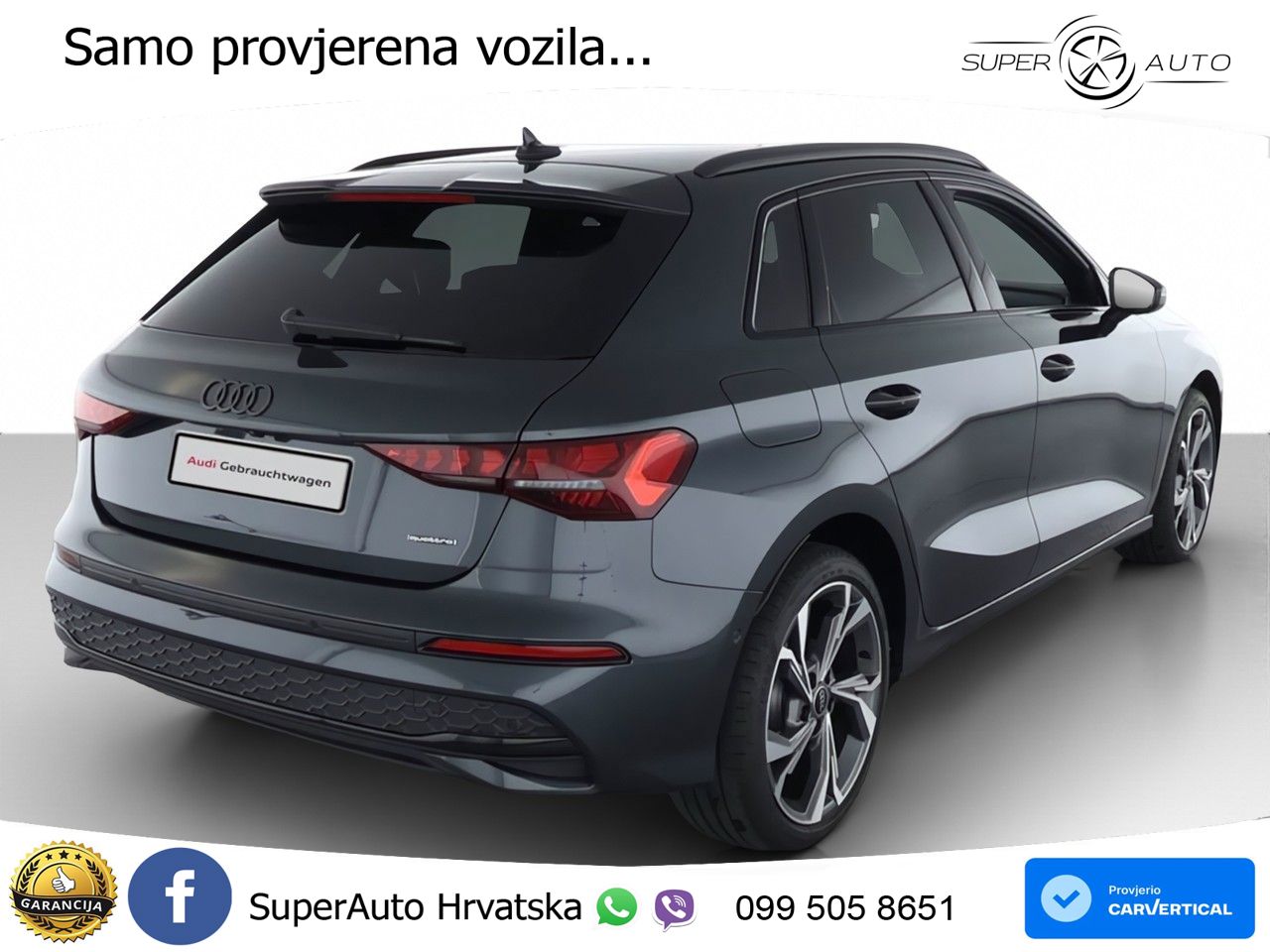 Audi A3 40 TFSI (204 KS) quattro S tronic advanced LED+GR SJED+ACC