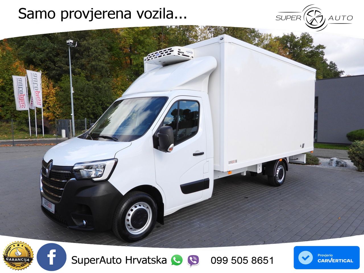 Renault MASTER KÜHLKOFFER -5C 8 PALETTEN HEIZFUNKTION 165 KS