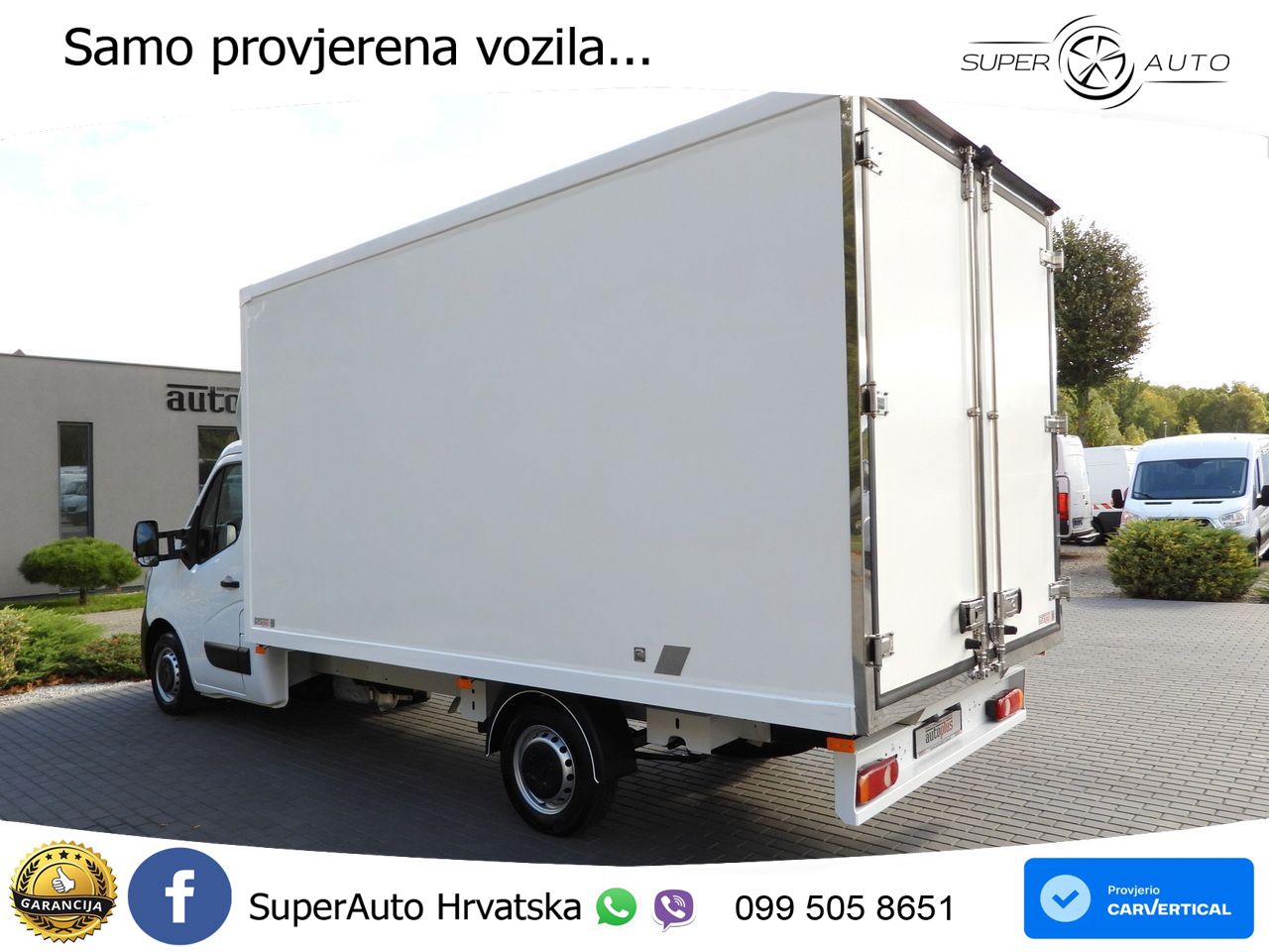 Renault MASTER KÜHLKOFFER -5C 8 PALETTEN HEIZFUNKTION 165 KS