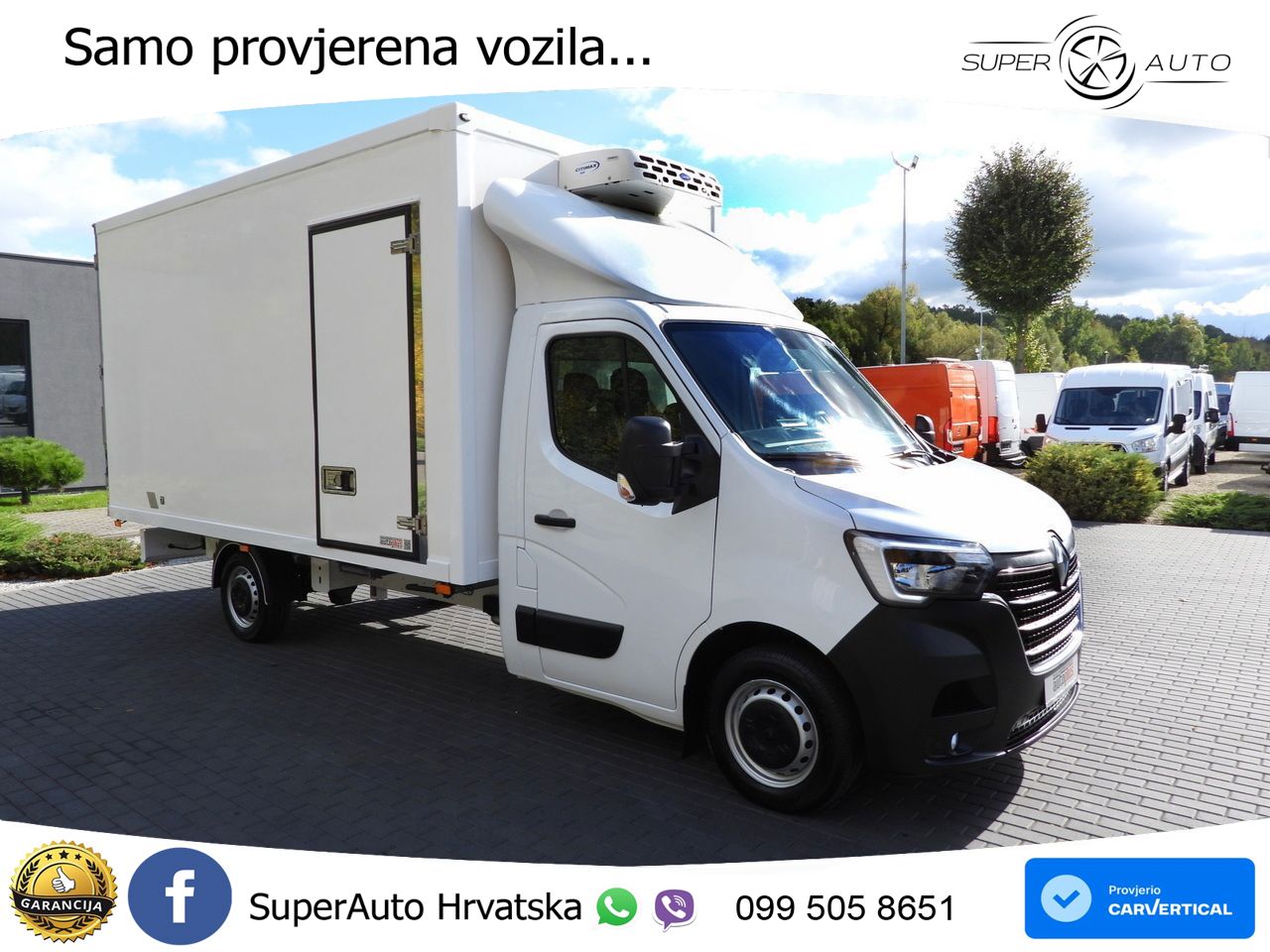 Renault MASTER KÜHLKOFFER -5C 8 PALETTEN HEIZFUNKTION 165 KS