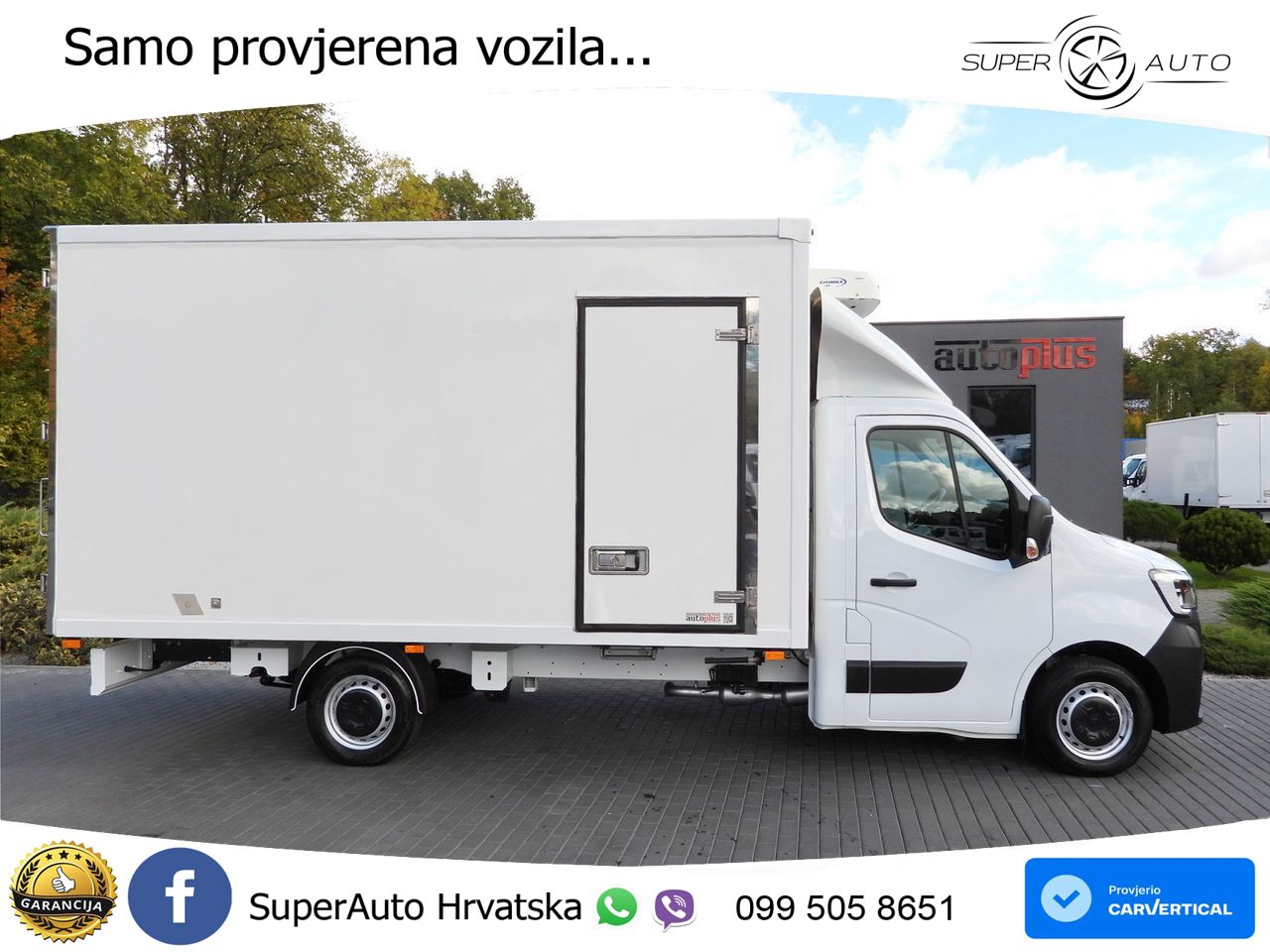 Renault MASTER KÜHLKOFFER -5C 8 PALETTEN HEIZFUNKTION 165 KS