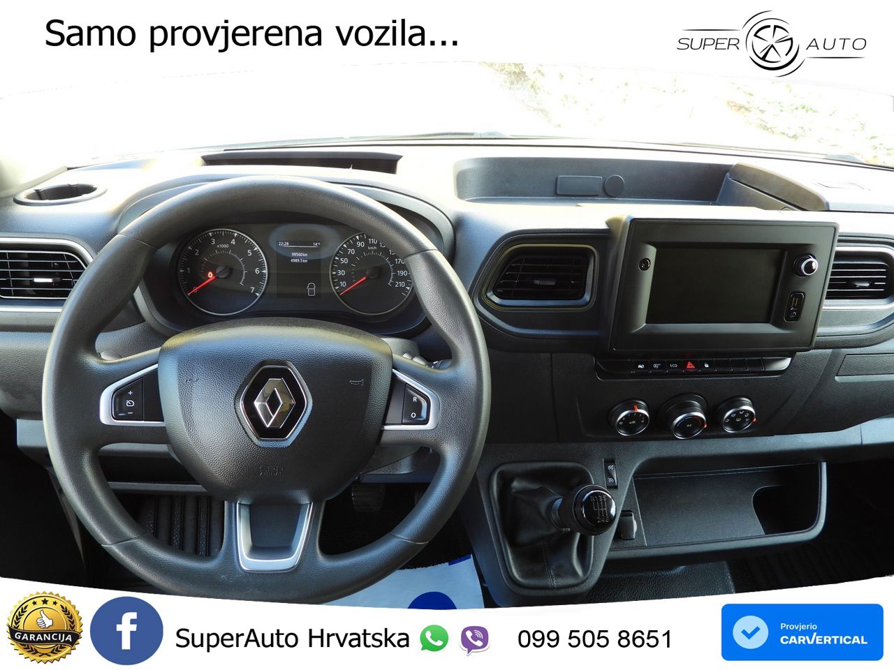 Renault MASTER KÜHLKOFFER -5C 8 PALETTEN HEIZFUNKTION 165 KS