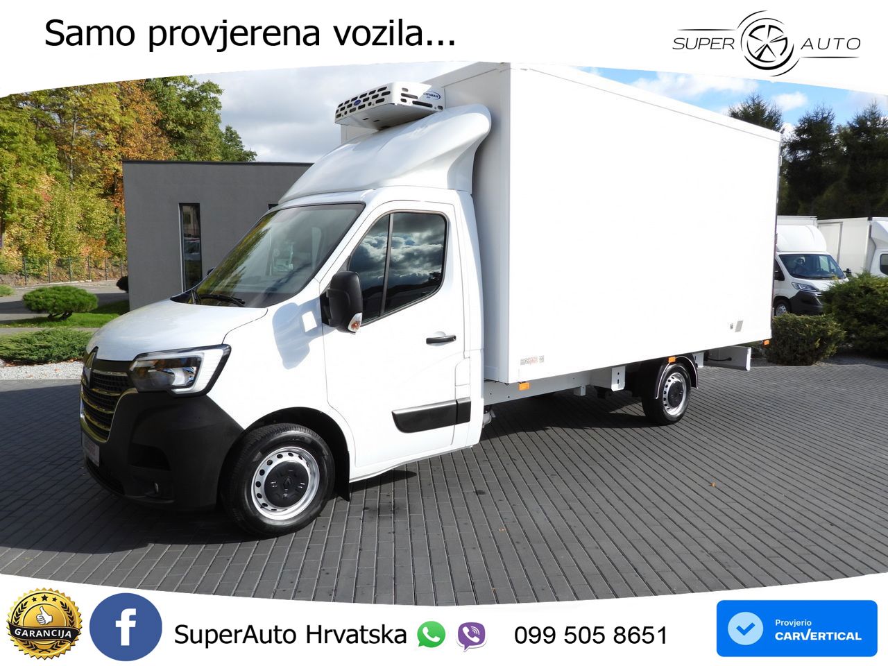 Renault MASTER KÜHLKOFFER -5C 8 PALETTEN HEIZFUNKTION 165 KS
