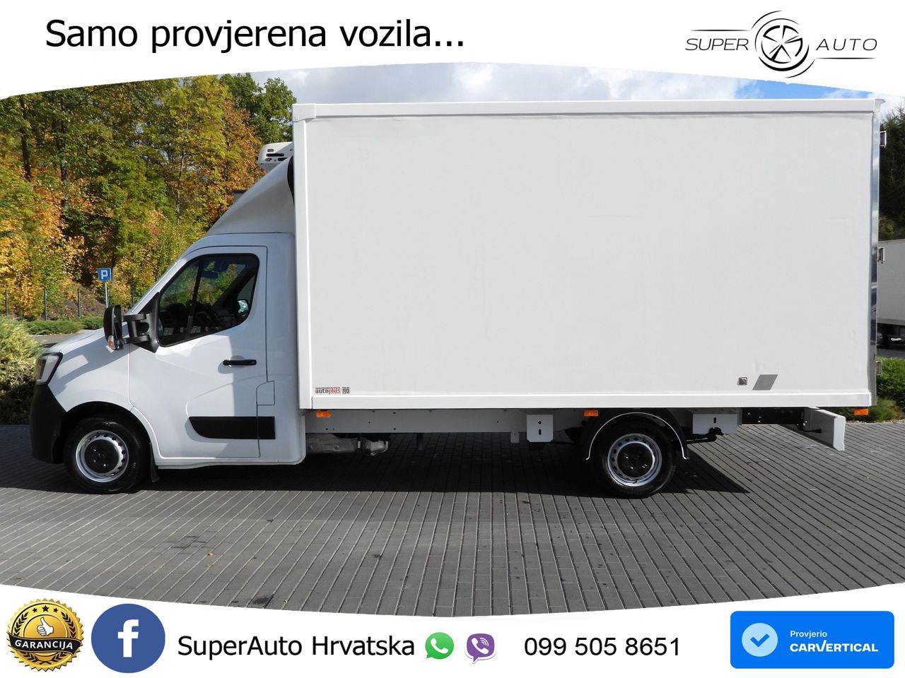 Renault MASTER KÜHLKOFFER -5C 8 PALETTEN HEIZFUNKTION 165 KS