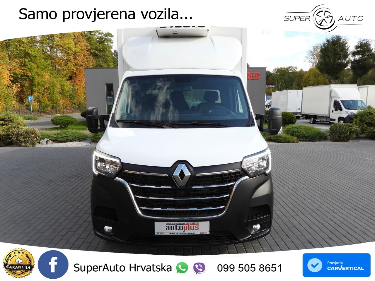 Renault MASTER KÜHLKOFFER -5C 8 PALETTEN HEIZFUNKTION 165 KS