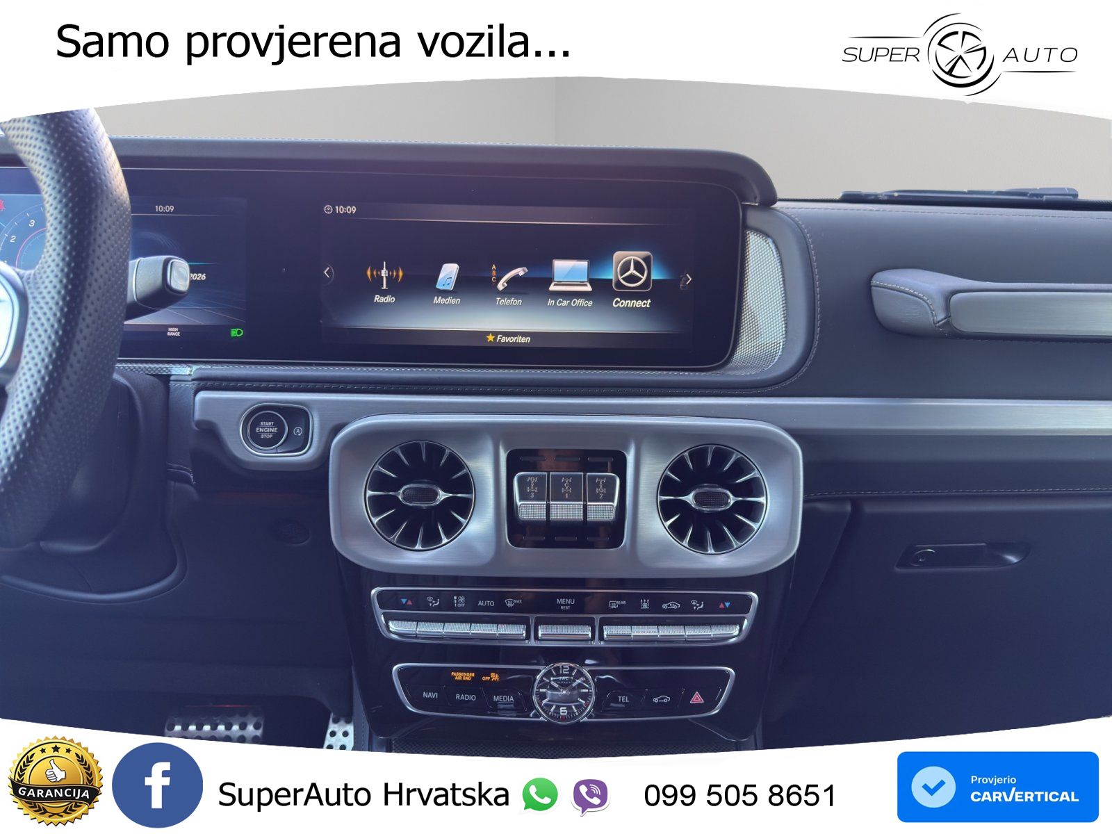 Mercedes AMG G 63 Long V8 (585 KS) 4MATIC 9G-TRONIC AMG SPEEDSHIFT PLUS Manufaktur ACC+GR SJED+360+PANO