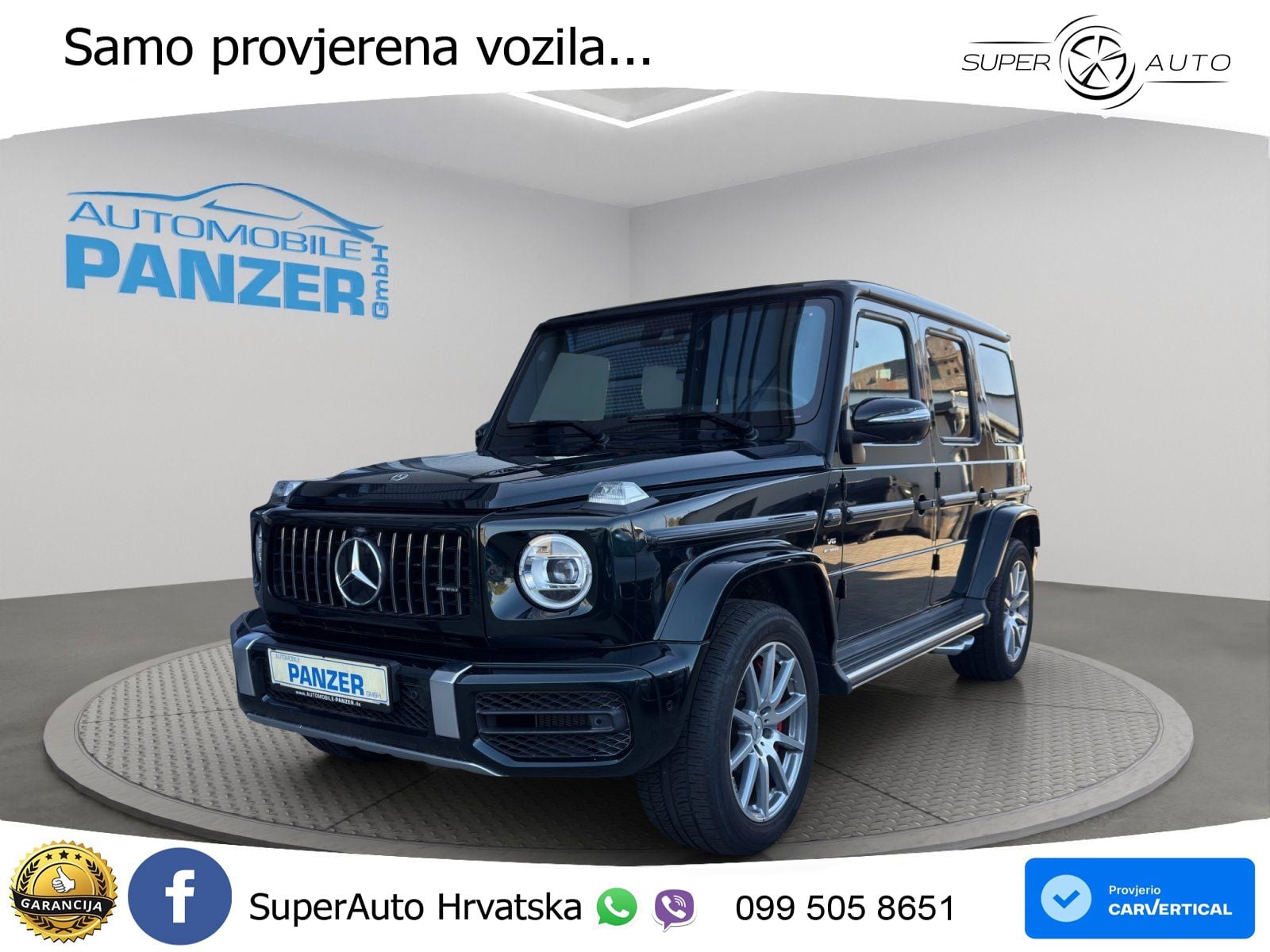 Mercedes AMG G 63 Long V8 (585 KS) 4MATIC 9G-TRONIC AMG SPEEDSHIFT PLUS Manufaktur ACC+GR SJED+360+PANO