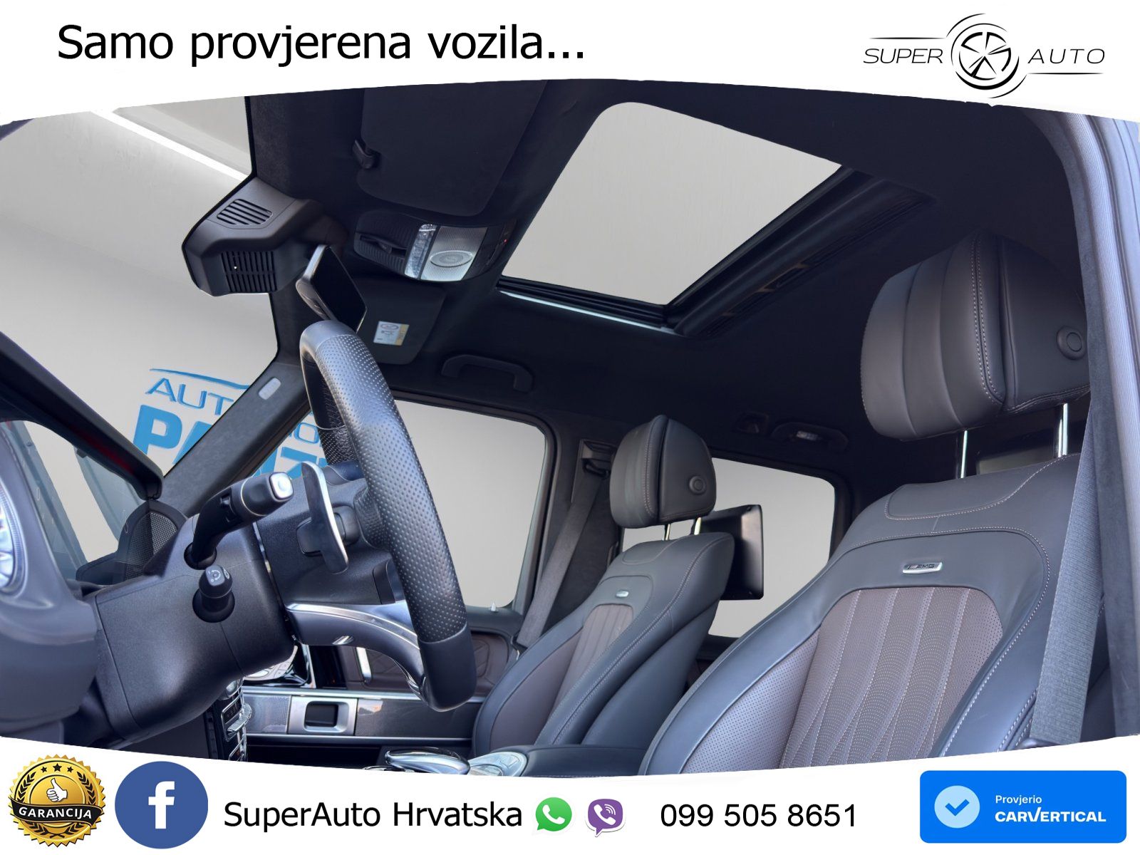 Mercedes AMG G 63 Long V8 (585 KS) 4MATIC 9G-TRONIC AMG SPEEDSHIFT PLUS Manufaktur ACC+GR SJED+360+PANO