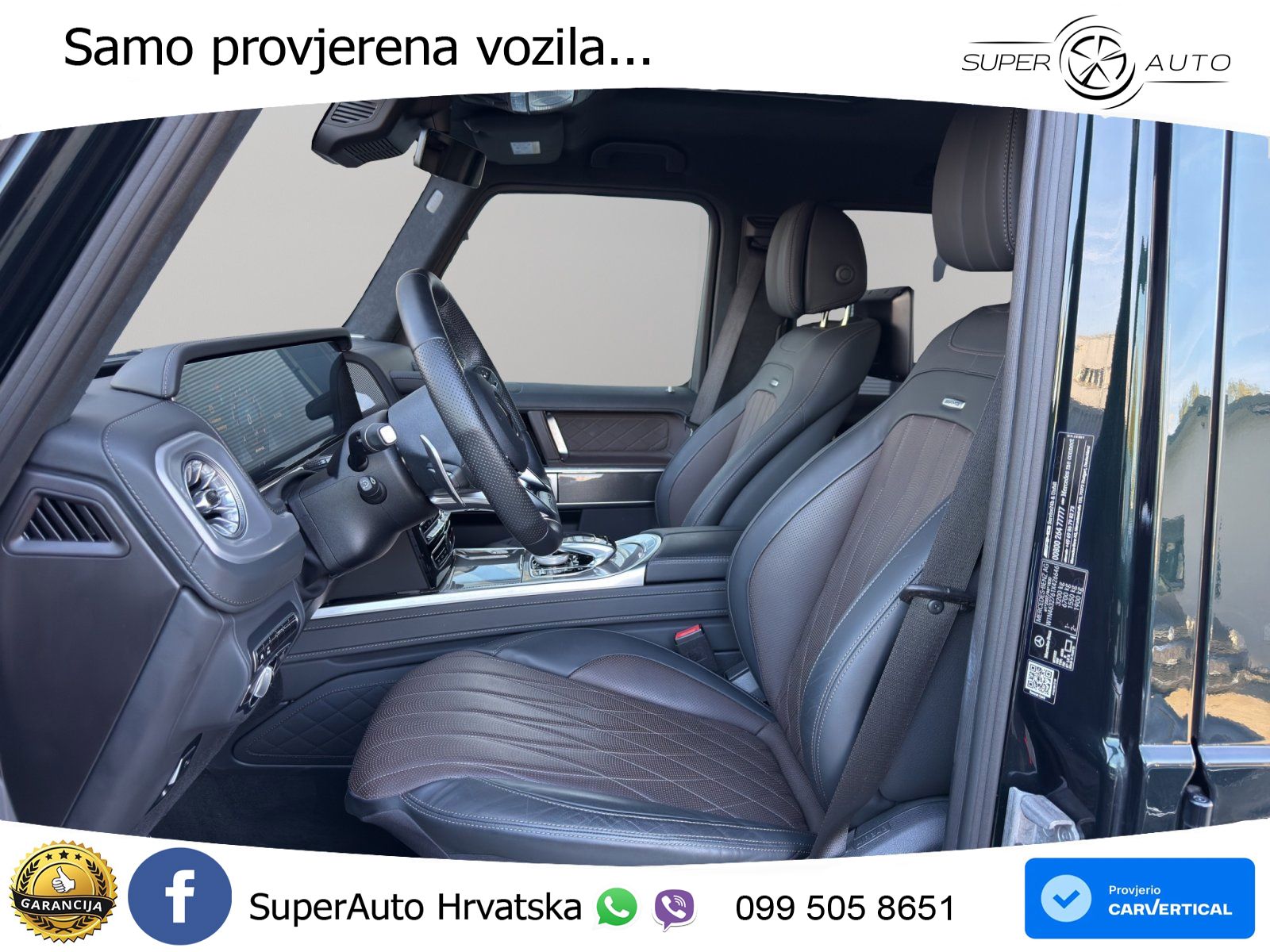Mercedes AMG G 63 Long V8 (585 KS) 4MATIC 9G-TRONIC AMG SPEEDSHIFT PLUS Manufaktur ACC+GR SJED+360+PANO