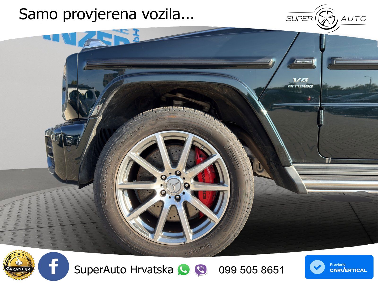 Mercedes AMG G 63 Long V8 (585 KS) 4MATIC 9G-TRONIC AMG SPEEDSHIFT PLUS Manufaktur ACC+GR SJED+360+PANO