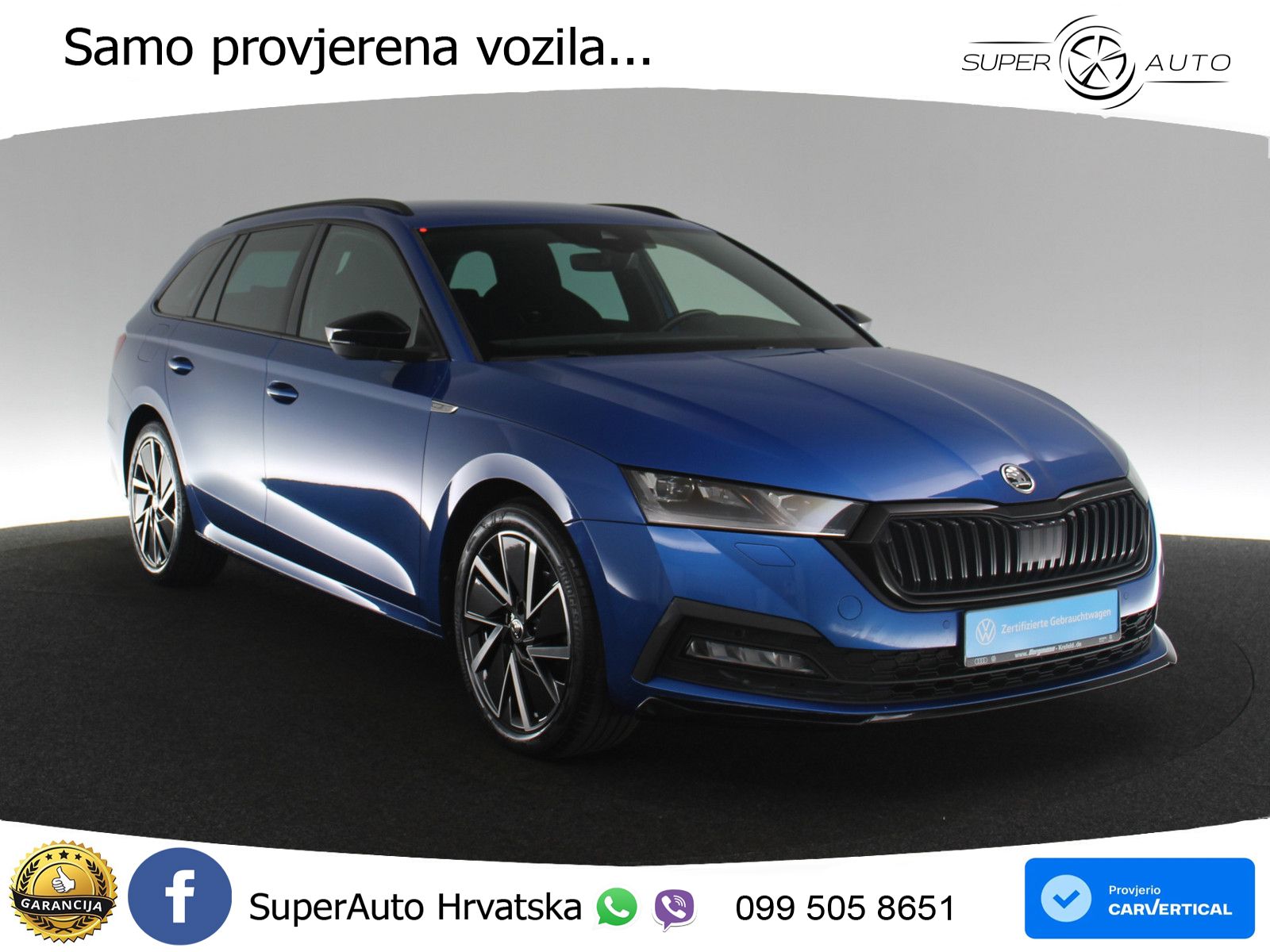 Škoda Octavia Combi 2.0 TDI (150 KS) DSG SportLine