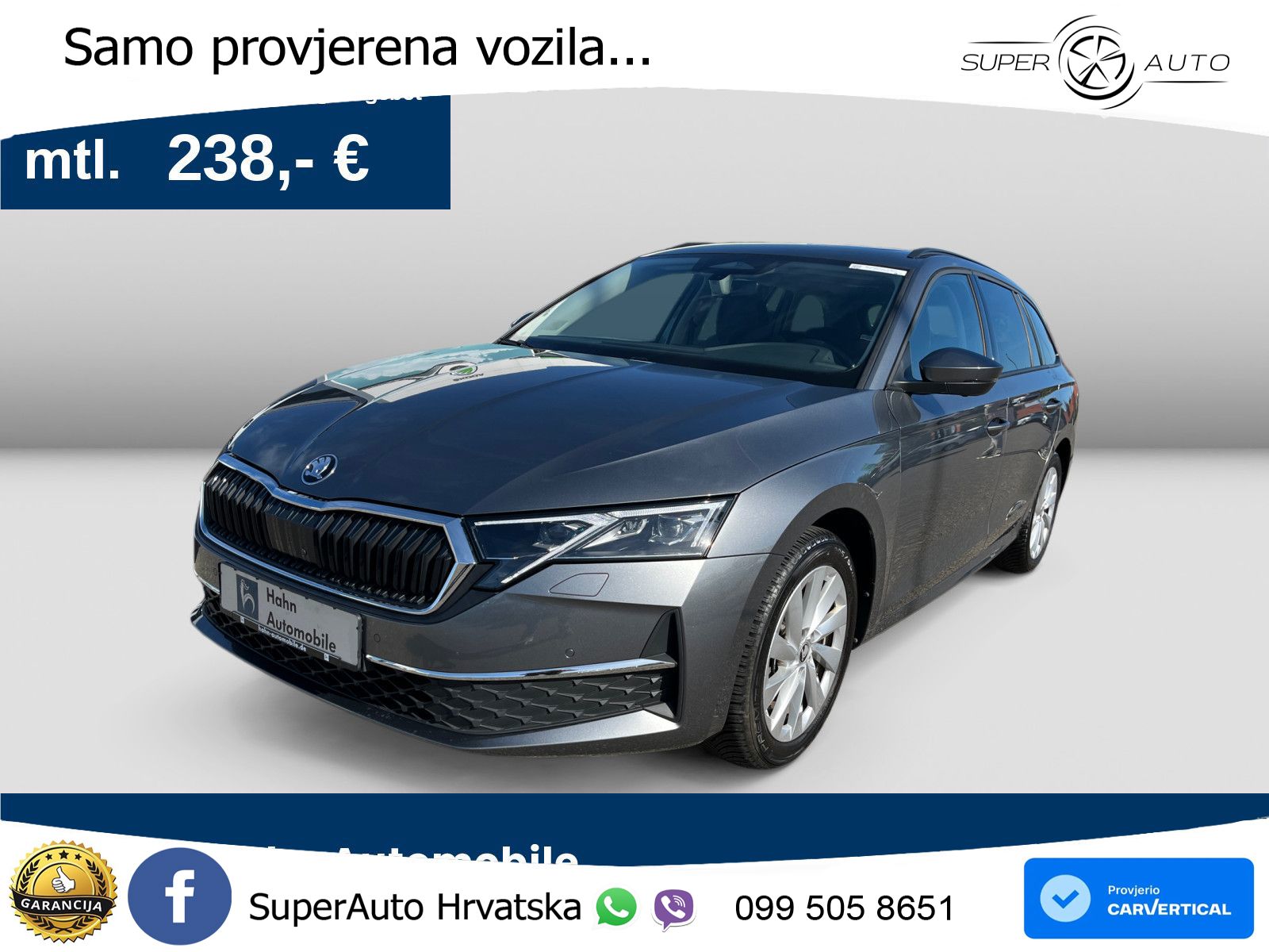 Škoda Octavia Combi 1.5 TSI (150 KS) DSG Selection