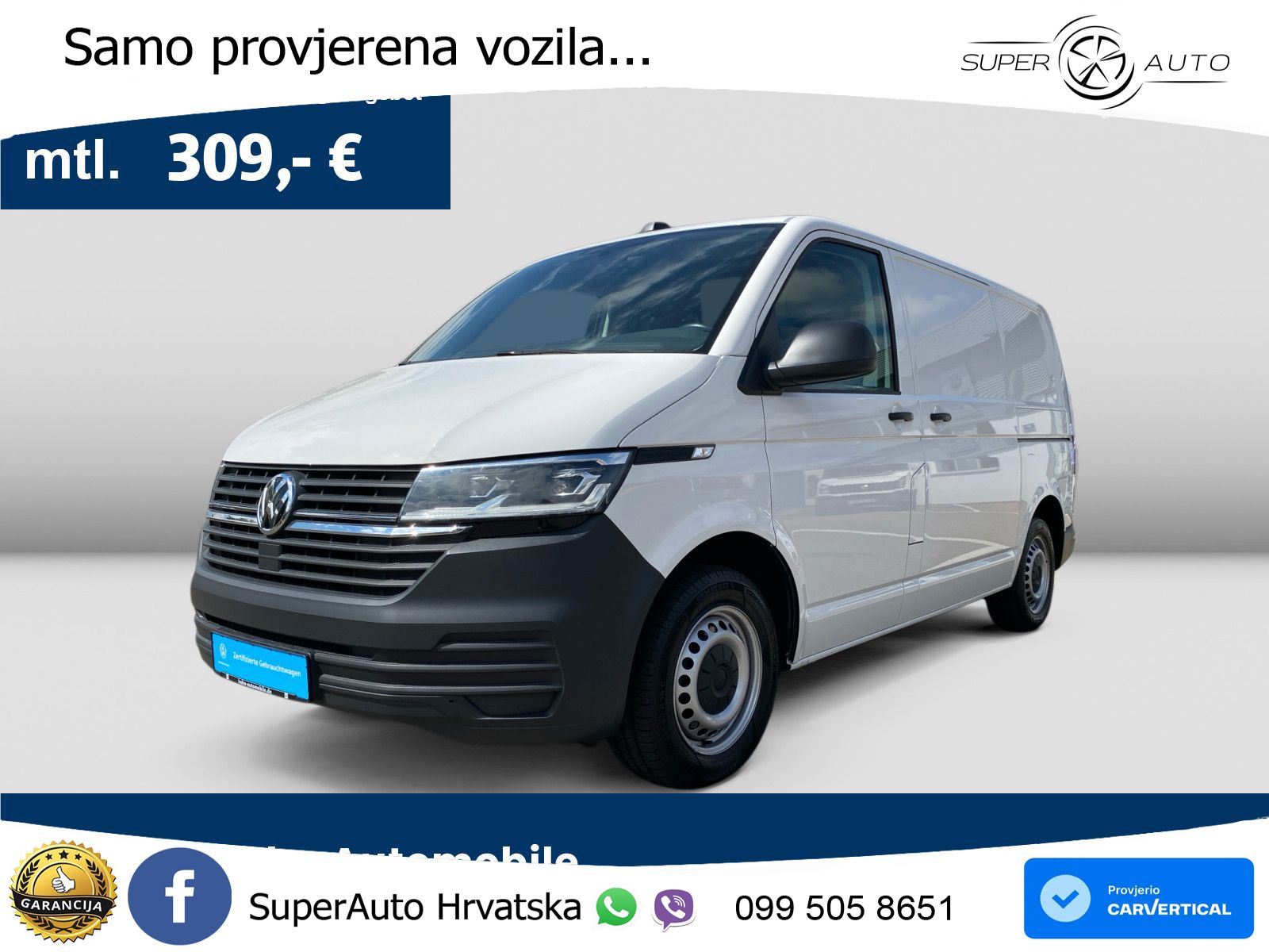 Volkswagen T6.1 Transporter ACC LED Standheizung Sortimo We 150 KS