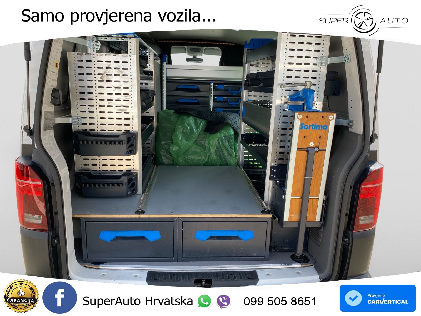 Volkswagen T6.1 Transporter ACC LED Standheizung Sortimo We 150 KS