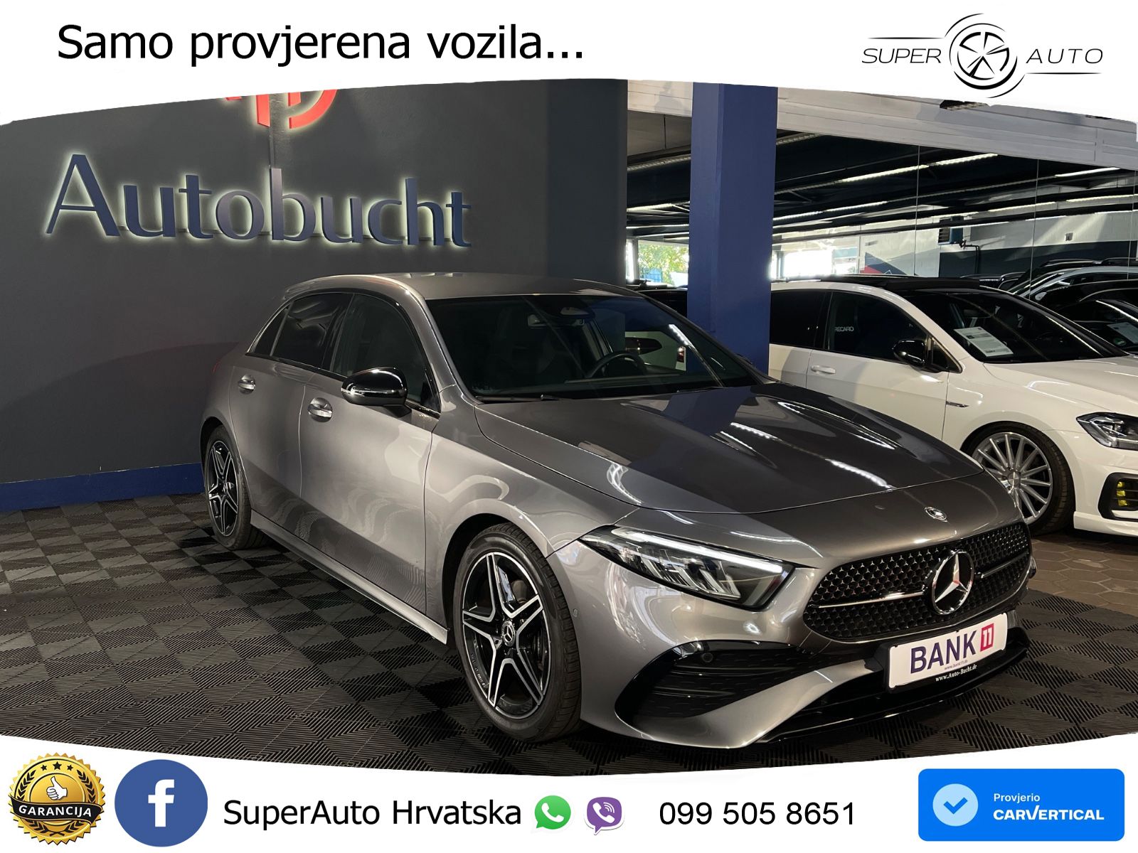 Mercedes-Benz A 180 7G-DCT AMG LED+GR SJED+ACC